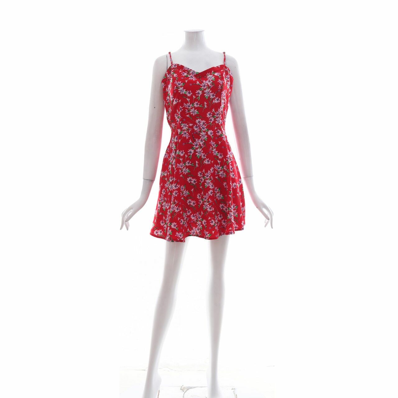 Cotton On Red Floral Mini Dress