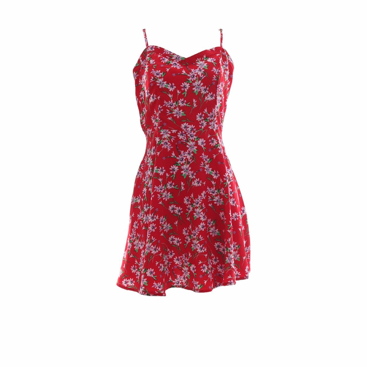 Cotton On Red Floral Mini Dress