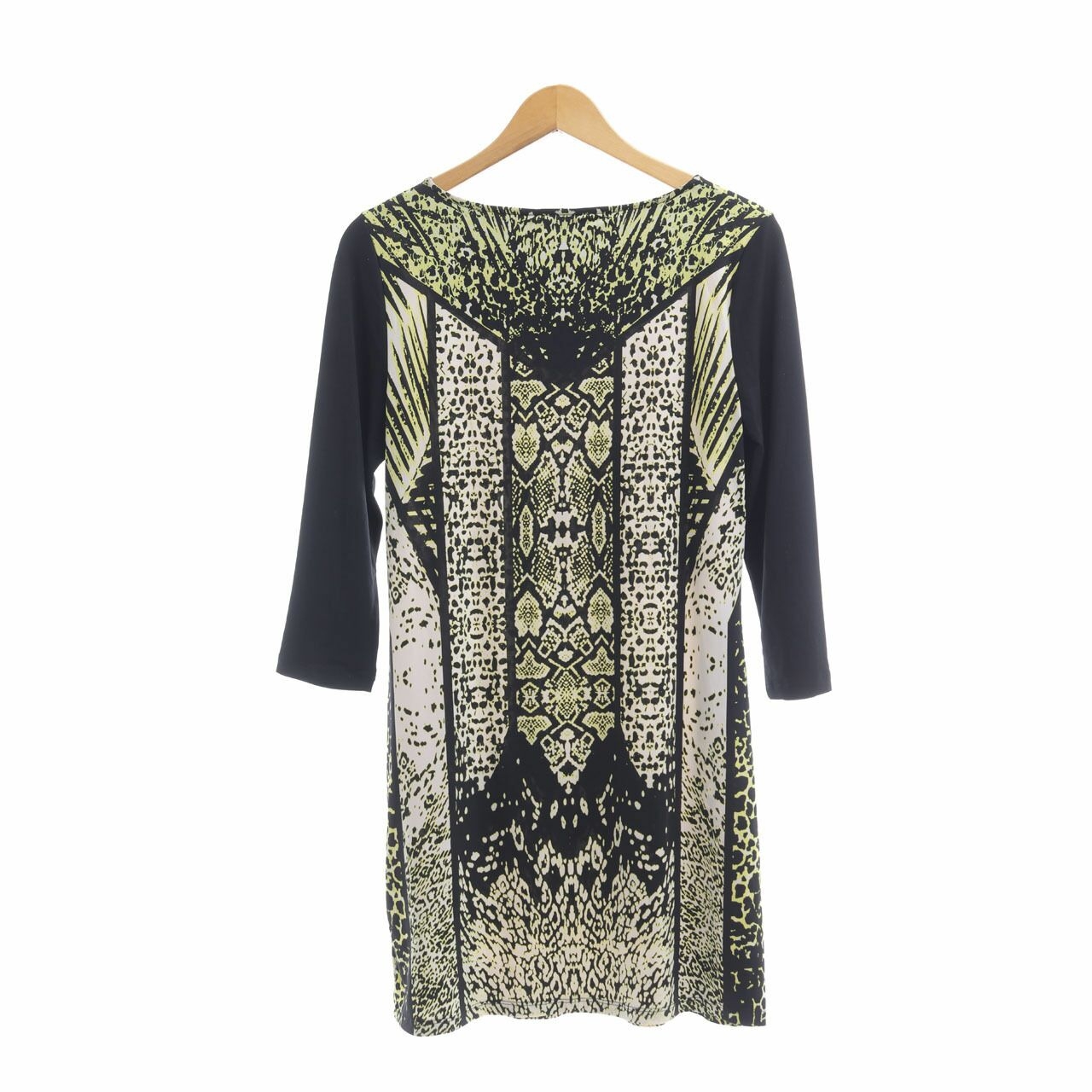 Marks & Spencer Black Snake Skin Printed Mini Dress