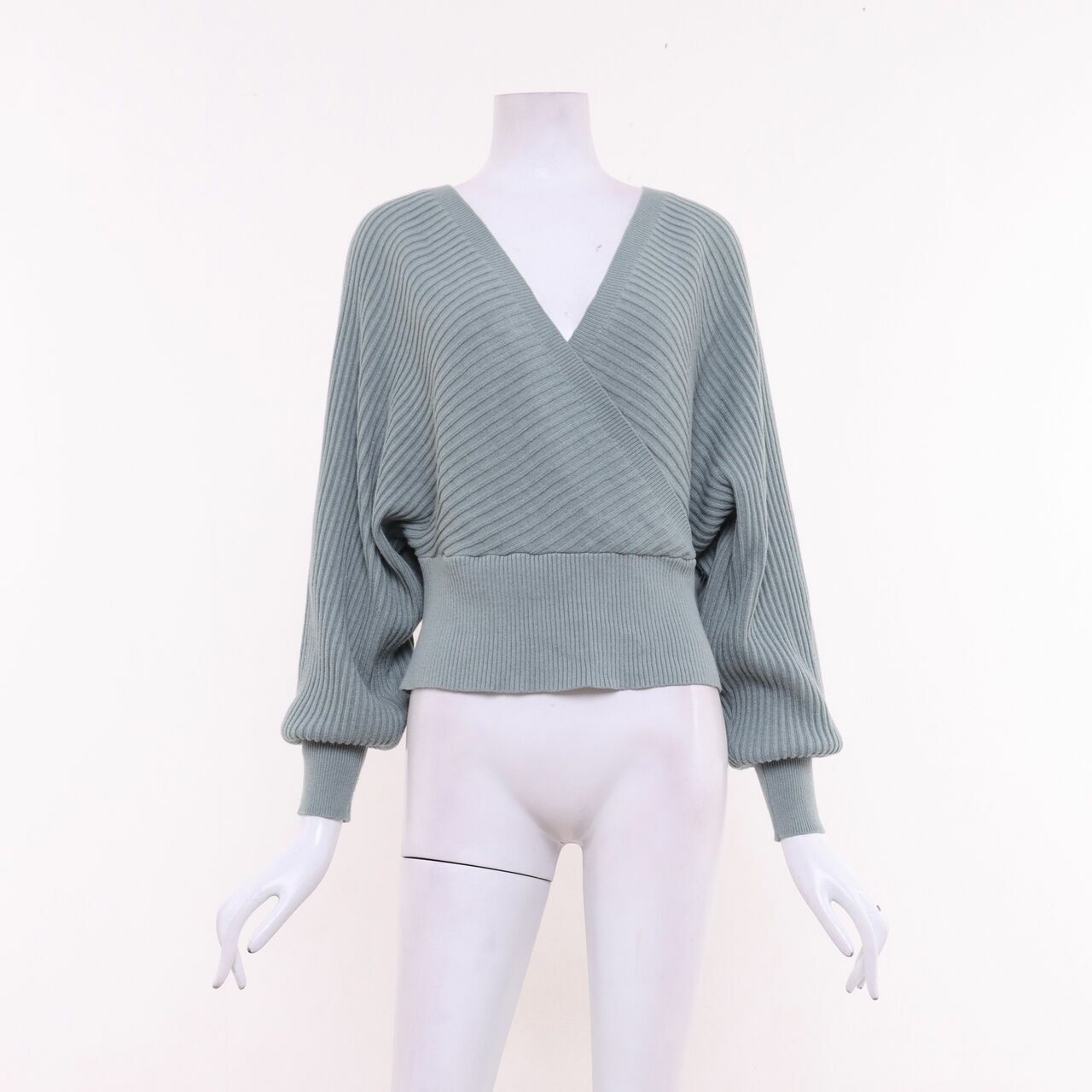 Lookboutiquestore Mint Knit Blouse