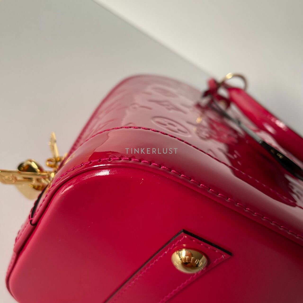 Louis Vuitton Alma PM Monogram Vernis Rose Indien 2014