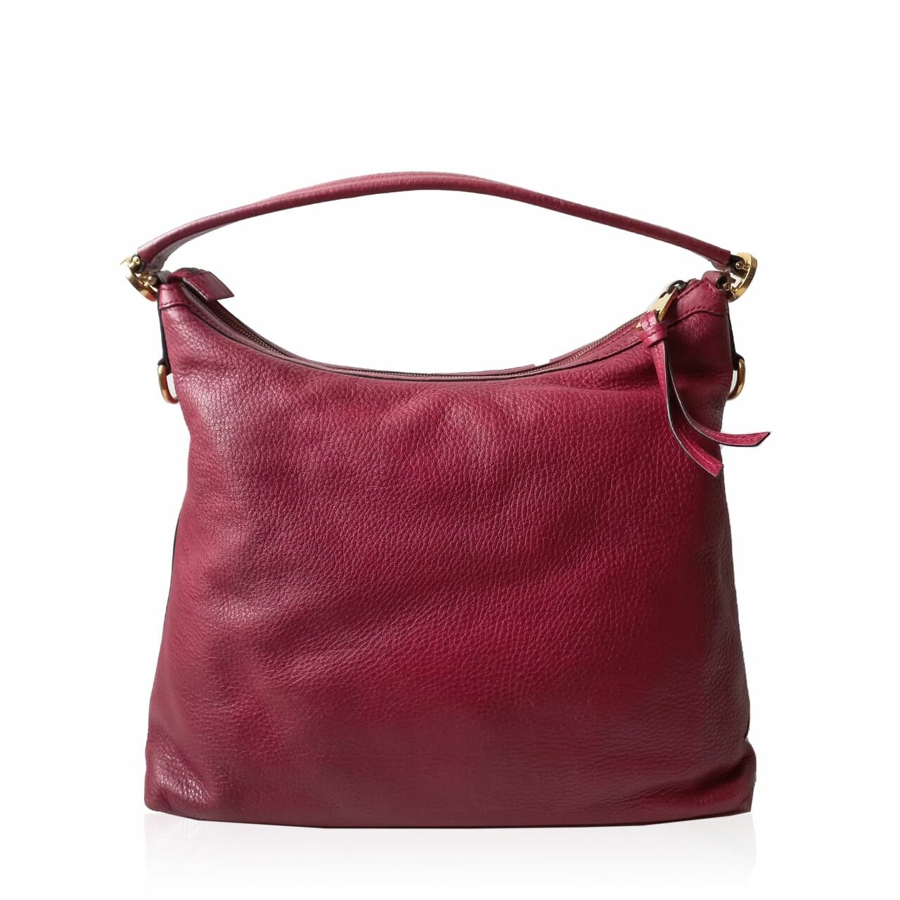 Gucci Hobo Leather Red Satchel