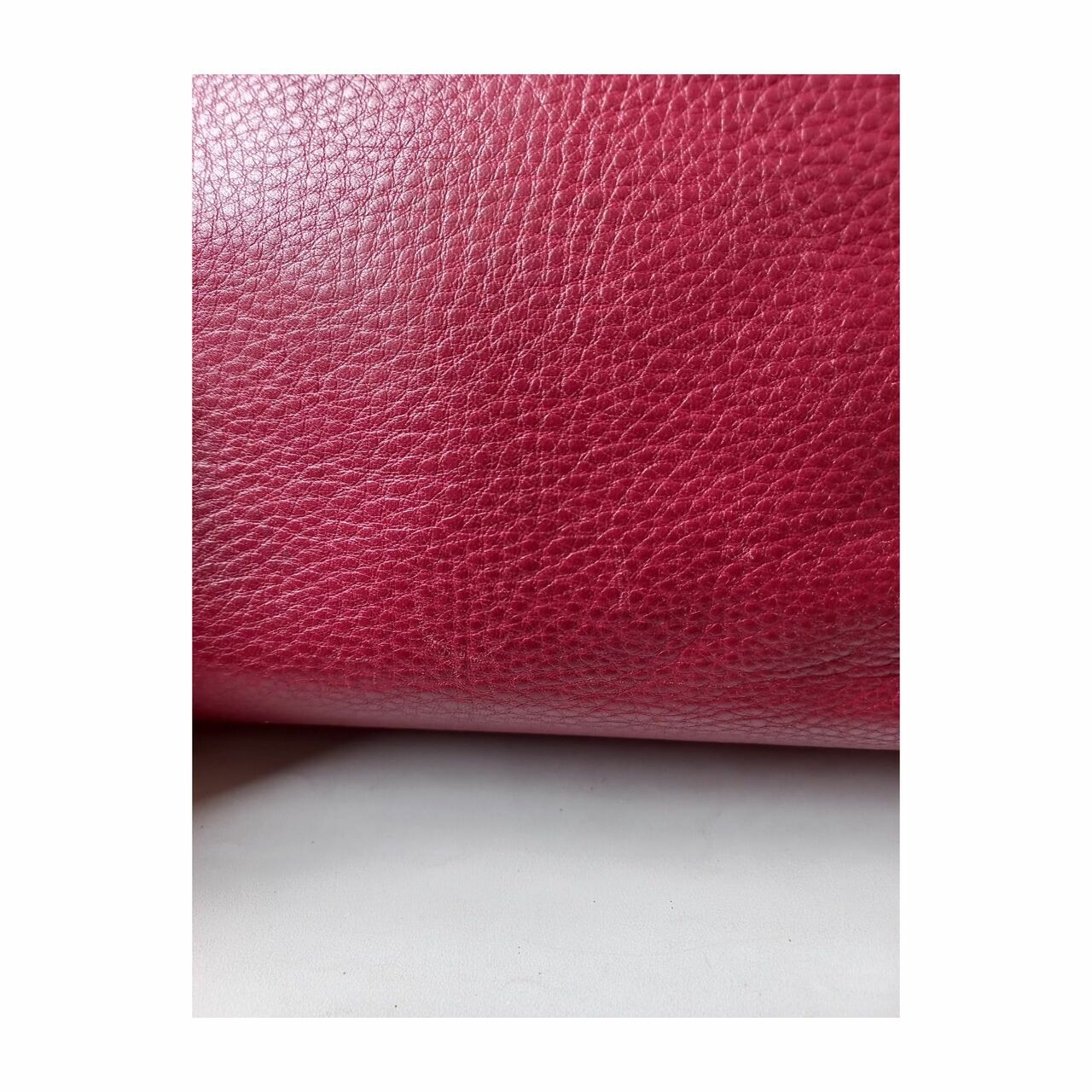 Gucci Hobo Leather Red Satchel