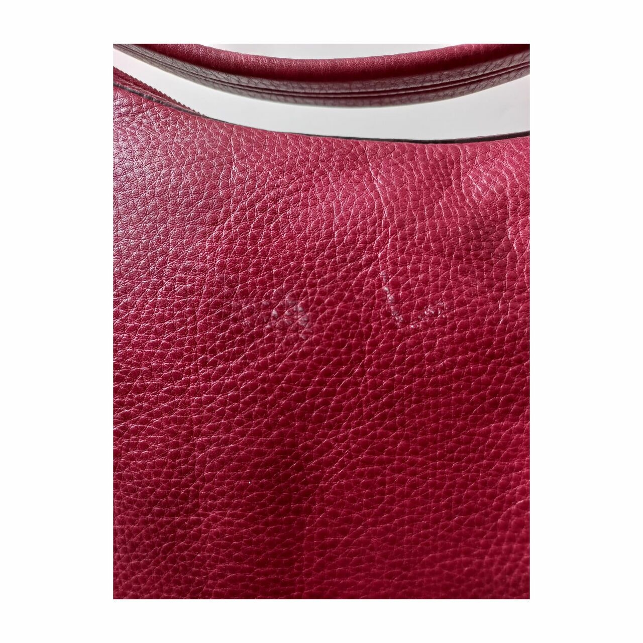 Gucci Hobo Leather Red Satchel