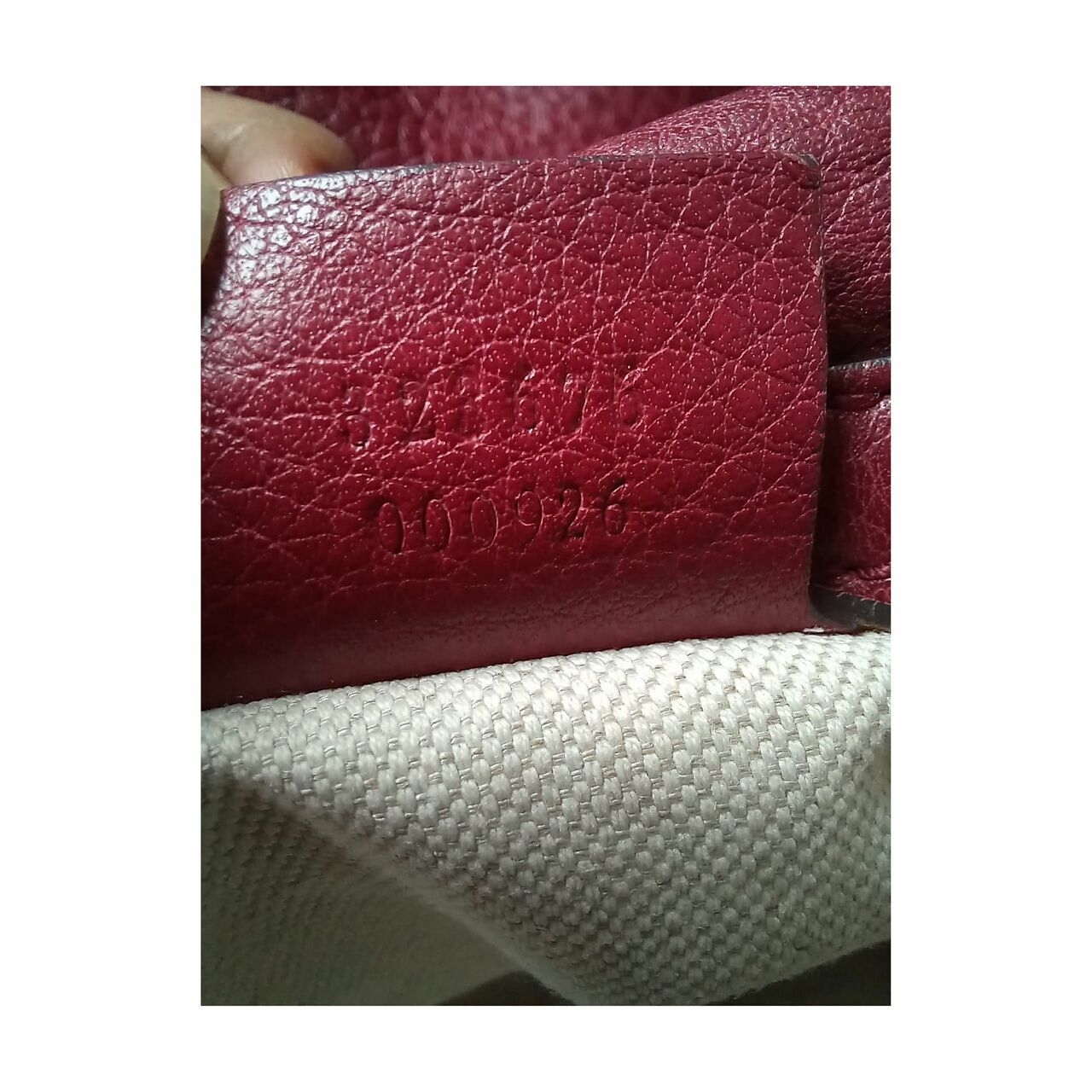 Gucci Hobo Leather Red Satchel