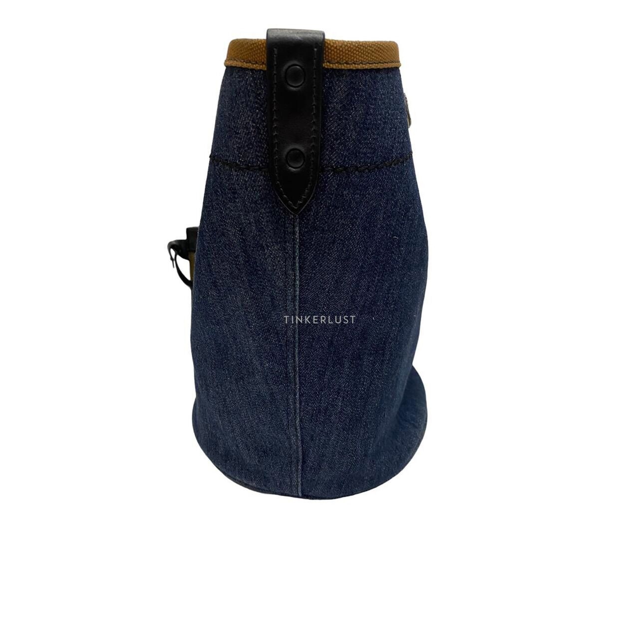 Prada Denim Bucket Bag Satchel