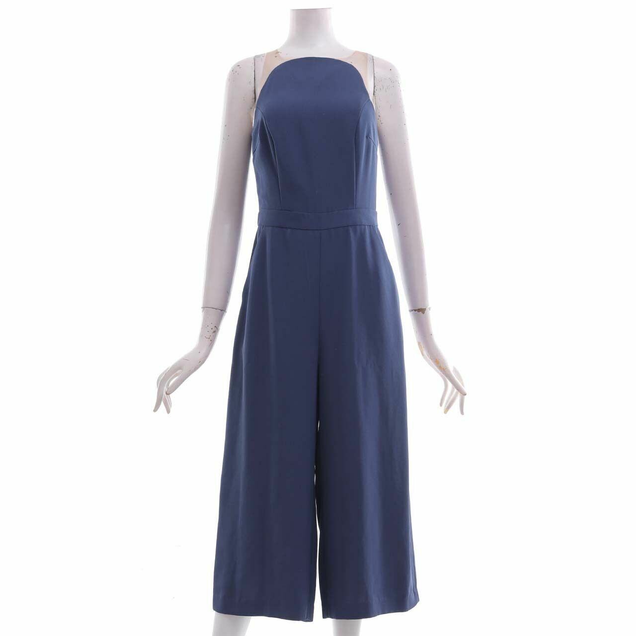 Ciel Blue Sheer Jumpsuit