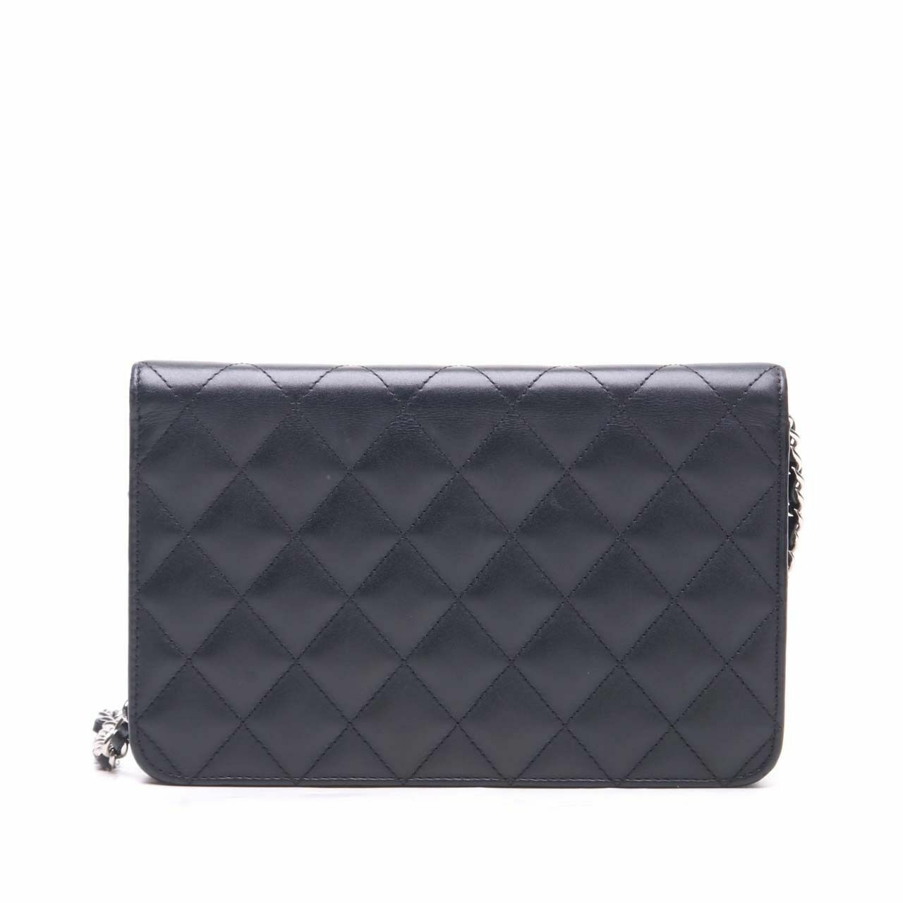 Chanel Black Quilted Leather Cambon Ligne WOC Clutch Bag