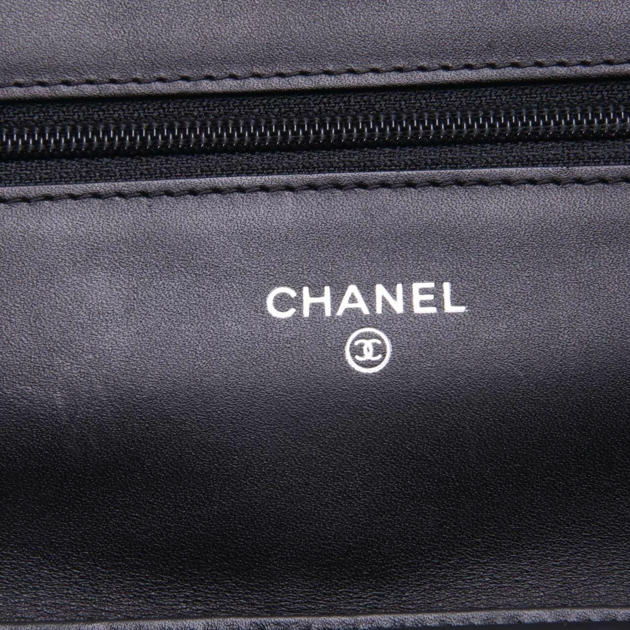 Chanel Black Quilted Leather Cambon Ligne WOC Clutch Bag