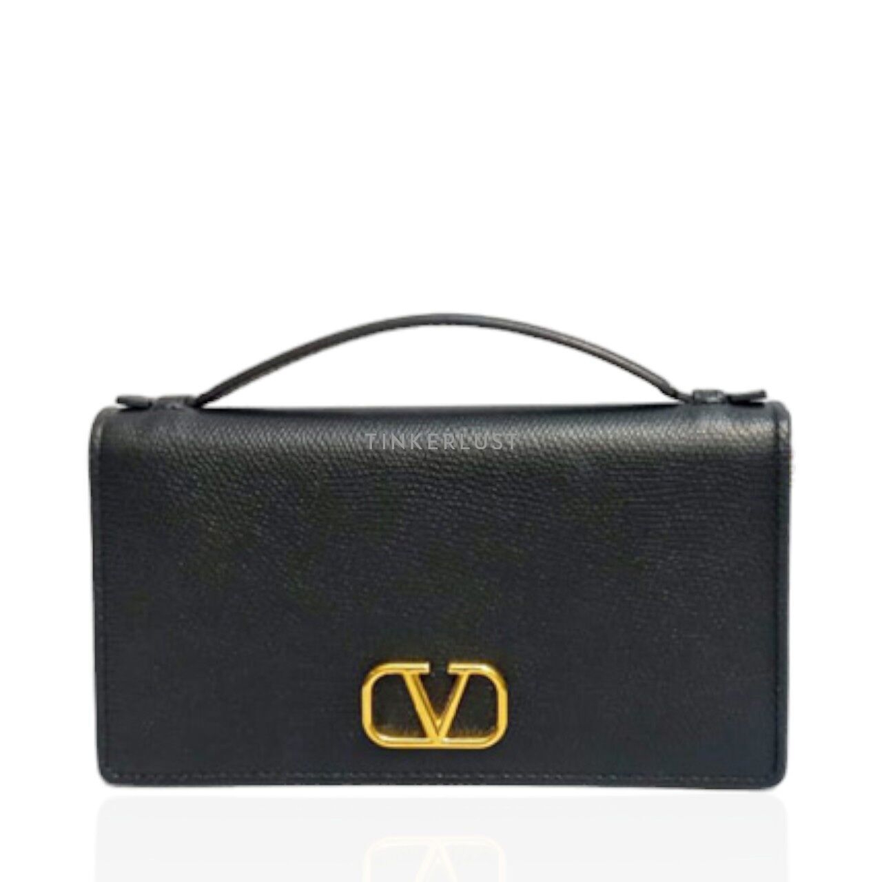 Valentino V Logo Garavani Black GHW 2023 Sling Bag