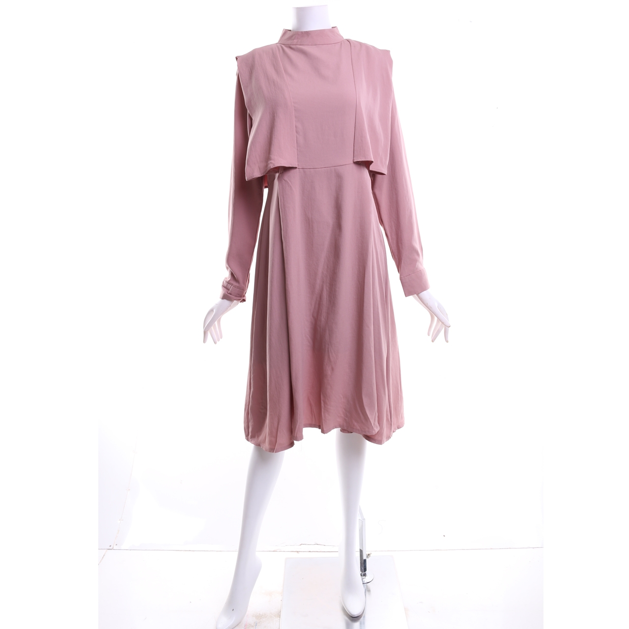 Picnic Mauve Midi Dress