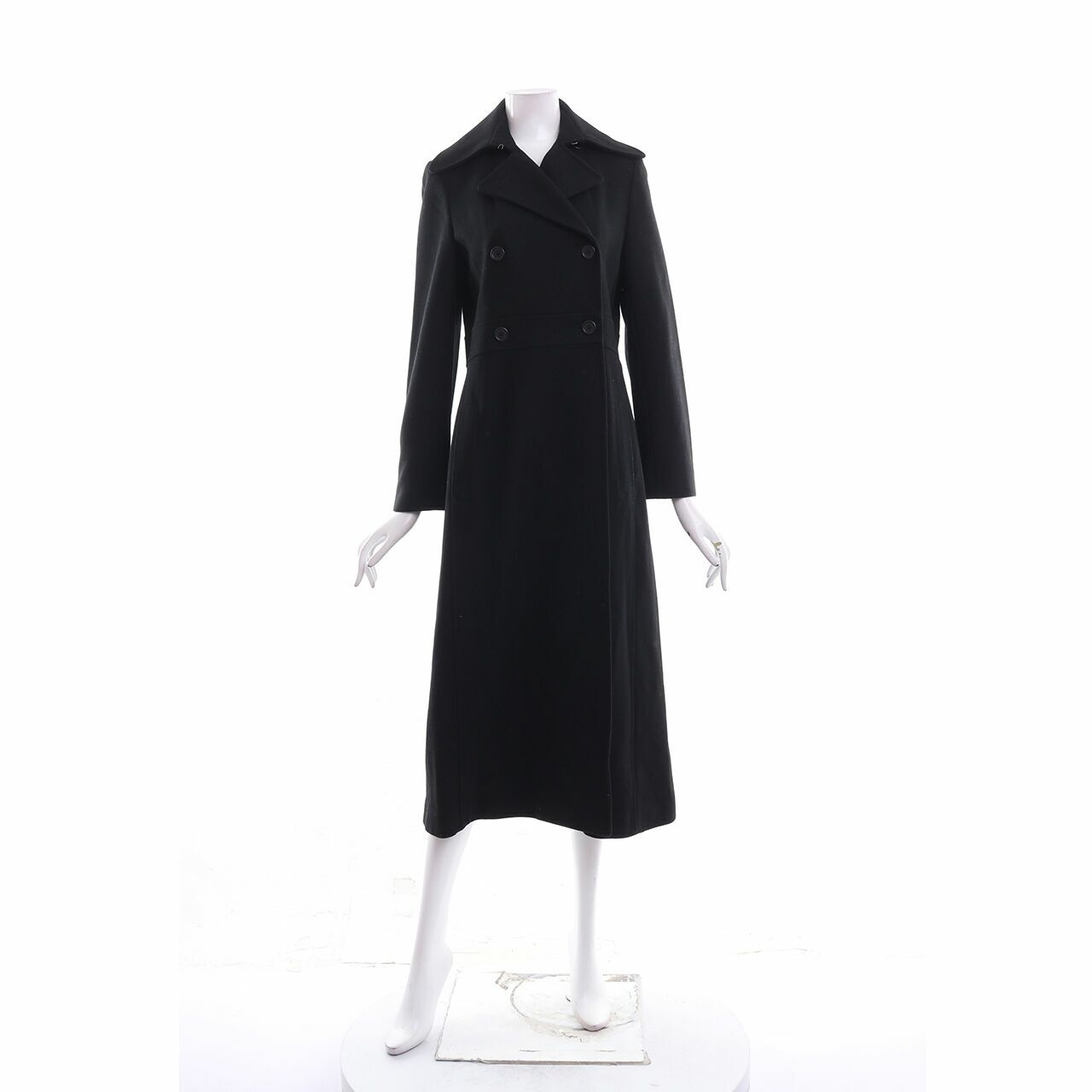 Giordano/Ladies Black Long Coat