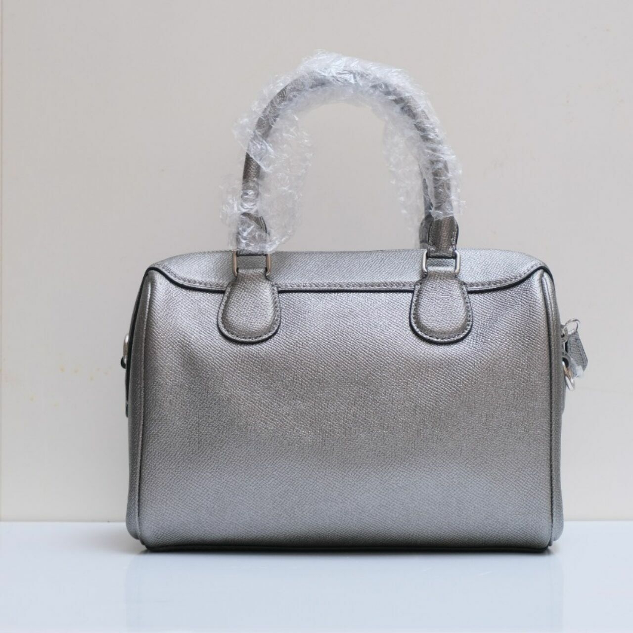 Coach Silver Metalic Handbag