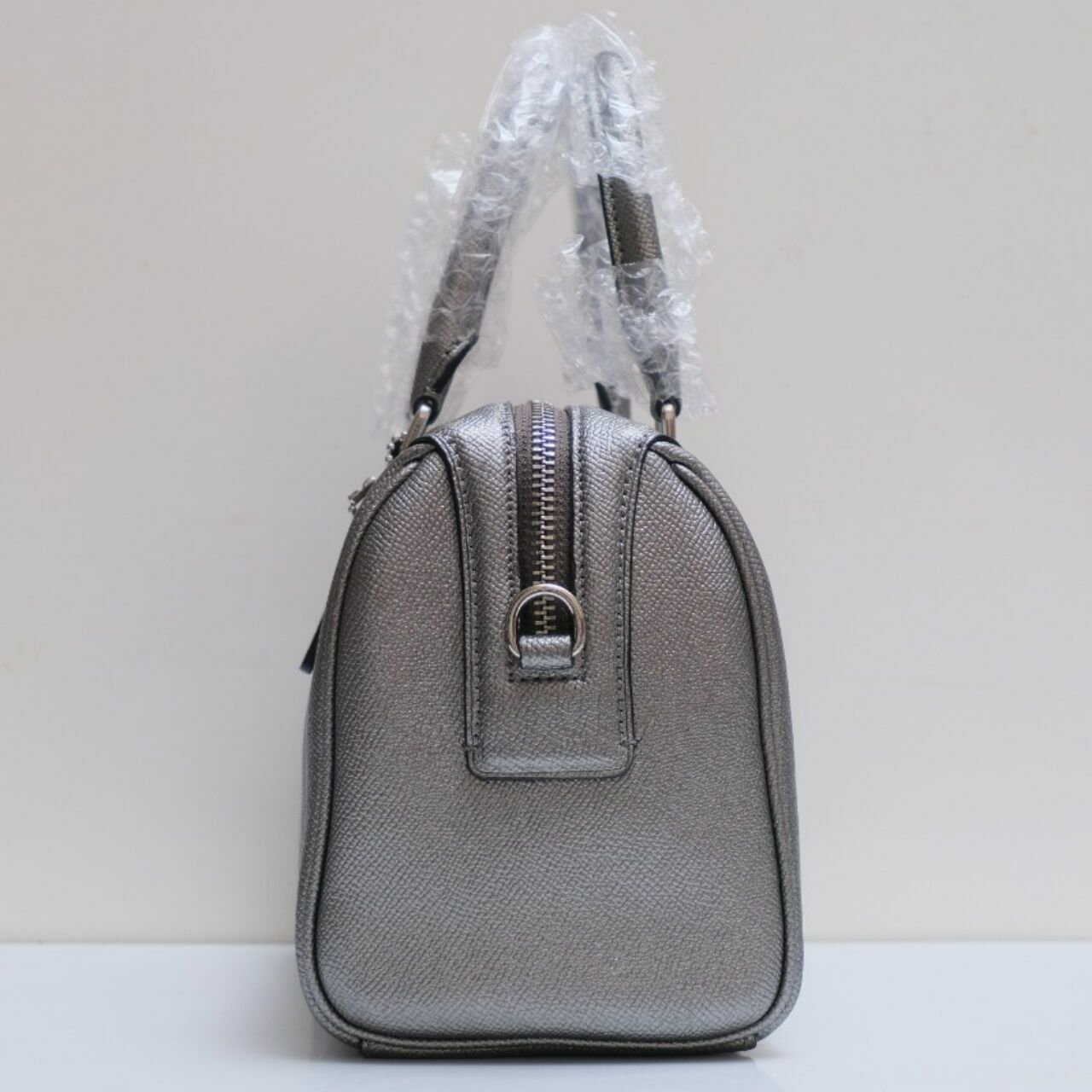 Coach Silver Metalic Handbag