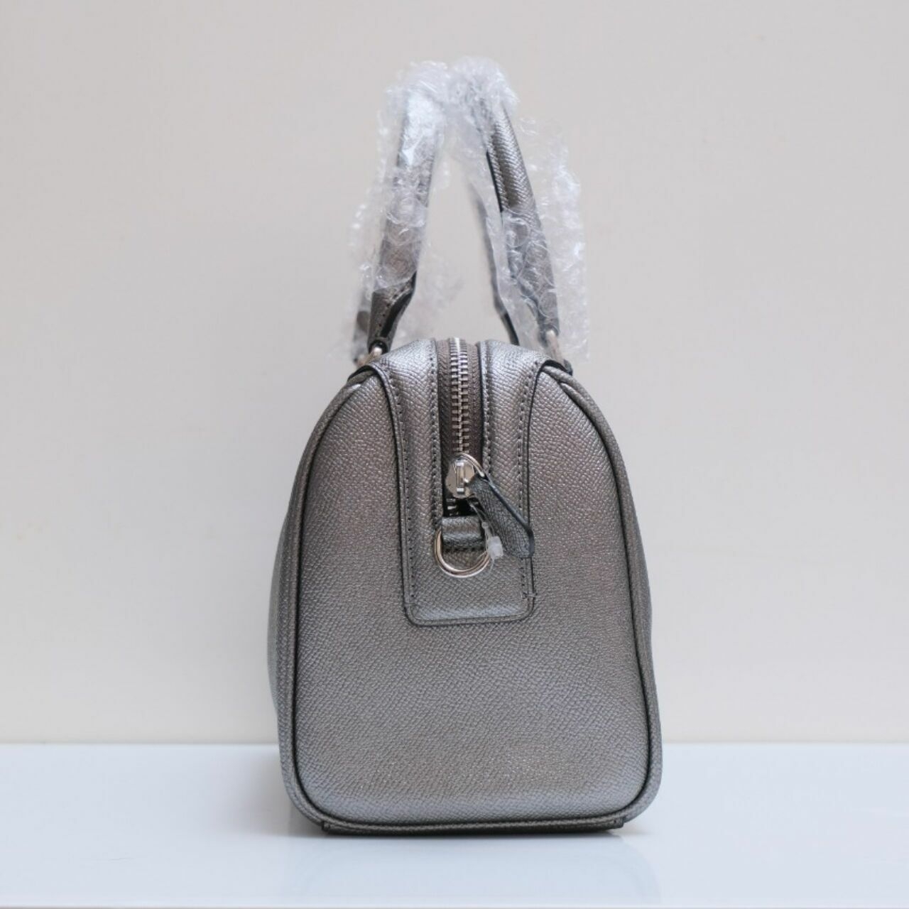 Coach Silver Metalic Handbag