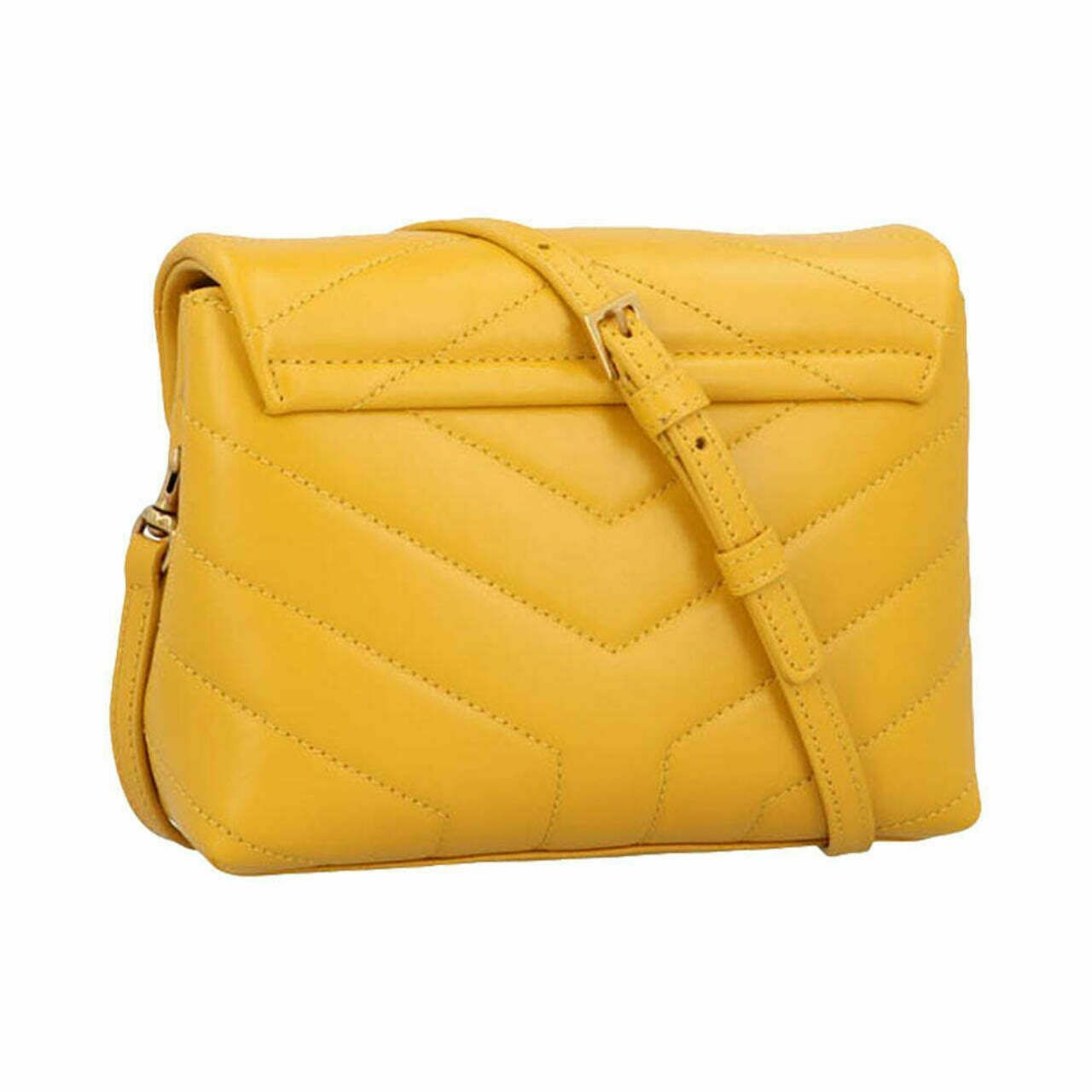 Loulou Toy Y-Quilted Bag Yellow Ghw