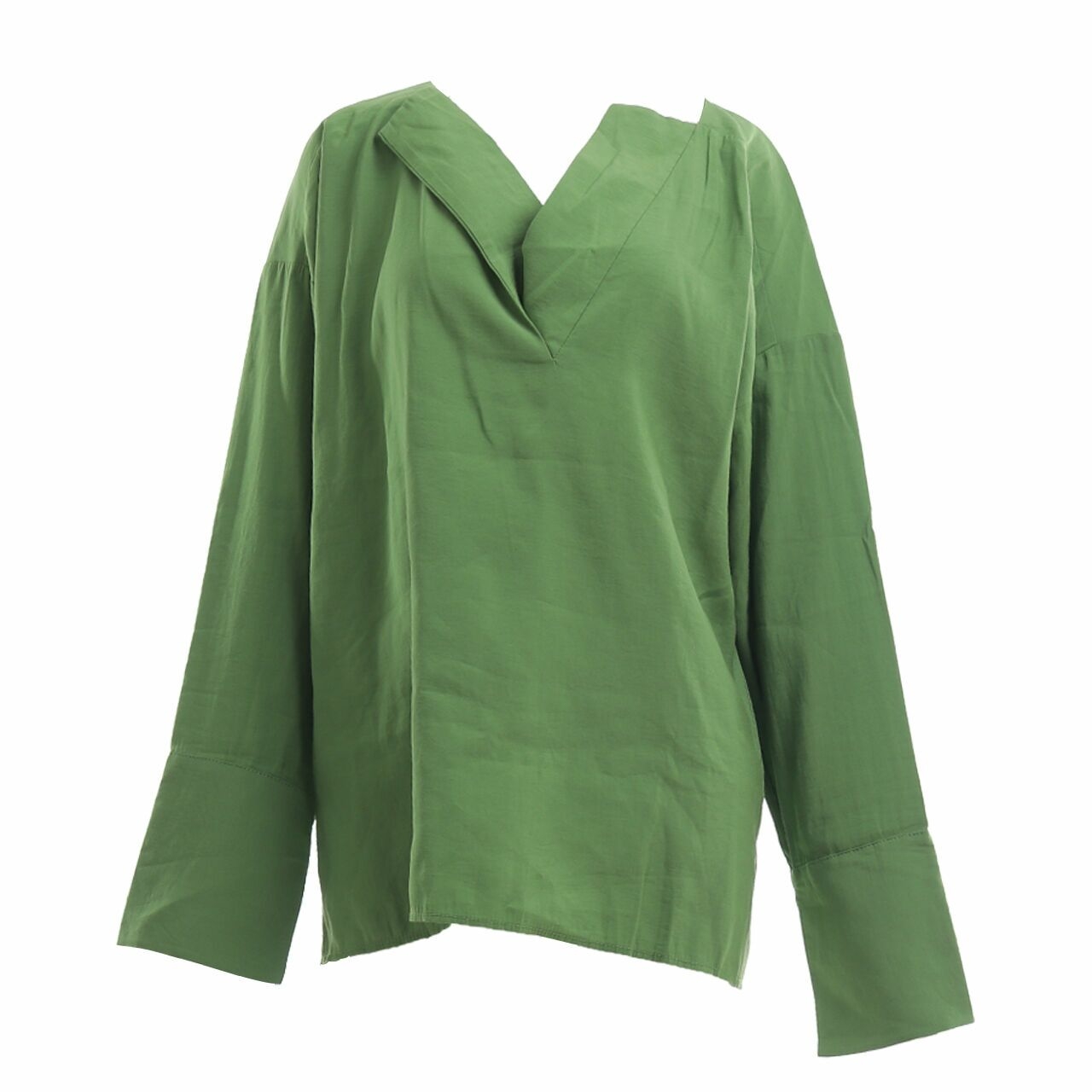 COS Green Blouse