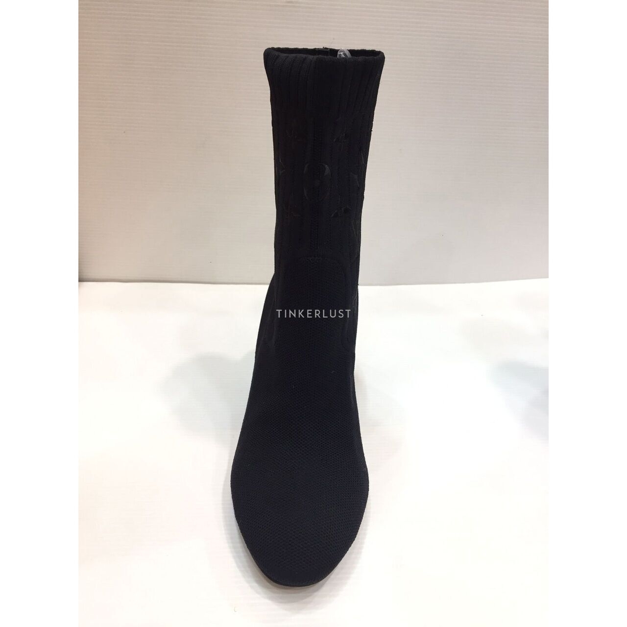 Louis Vuitton Silhouette Monogram Black Ankle Boots