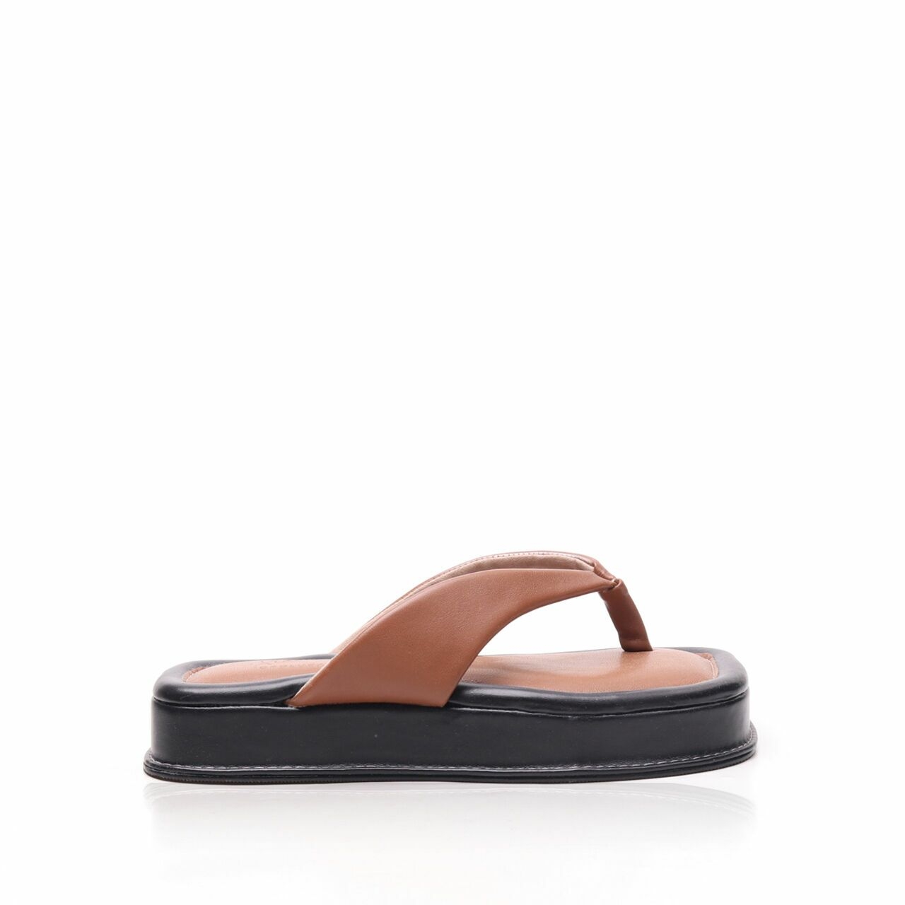 Popoluca Brown & Black Sandals