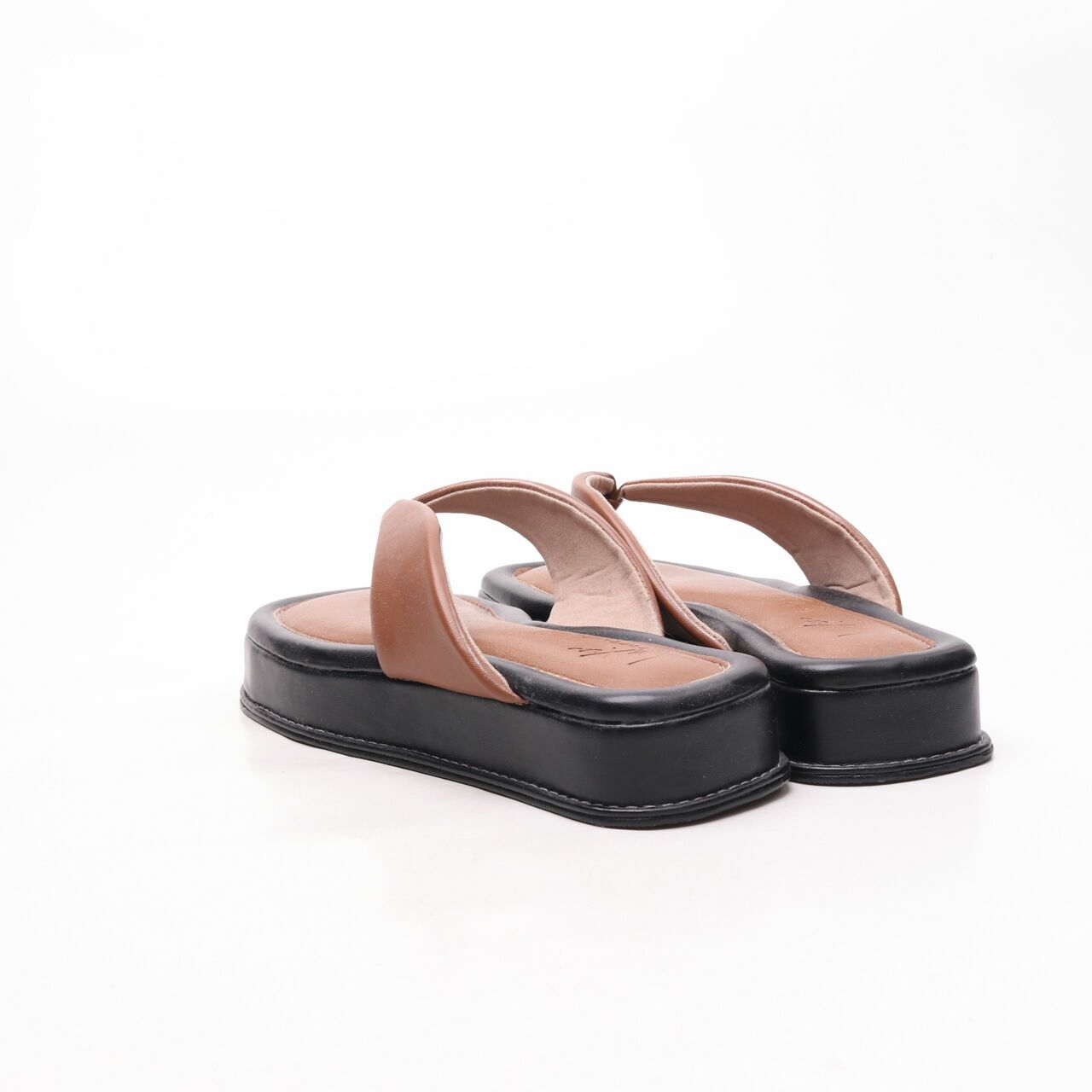 Popoluca Brown & Black Sandals