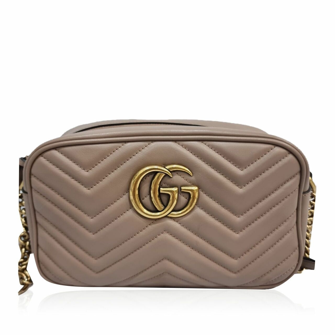 Gucci Marmont Camera Bag Nude Sling Bag