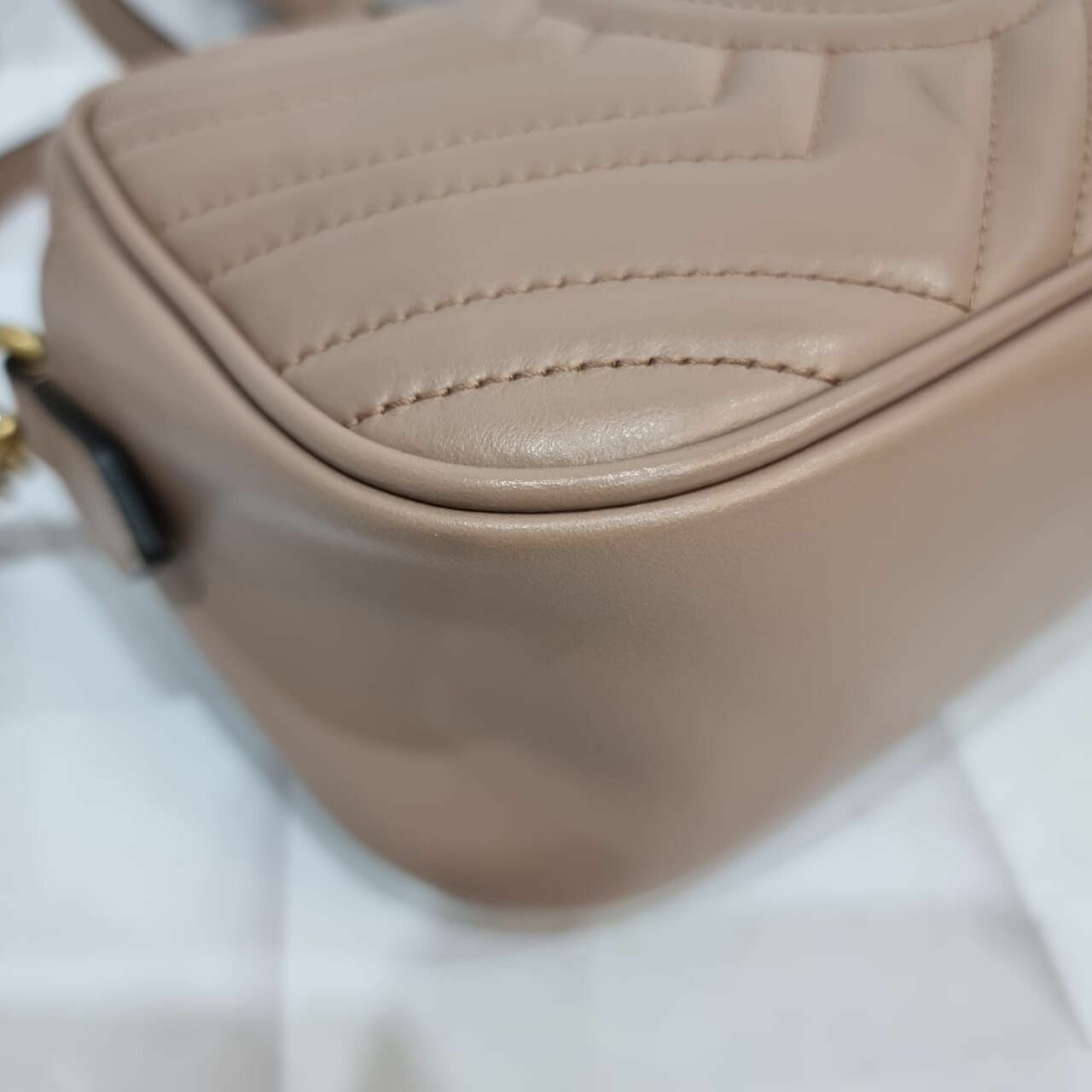 Gucci Marmont Camera Bag Nude Sling Bag