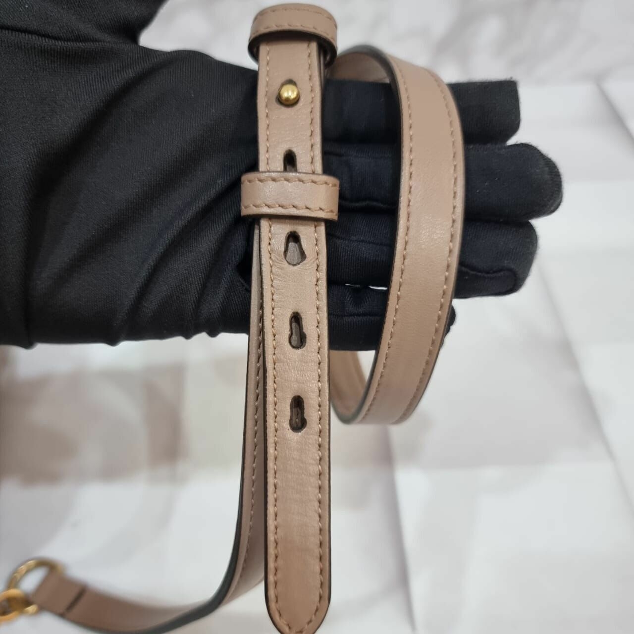 Gucci Marmont Camera Bag Nude Sling Bag