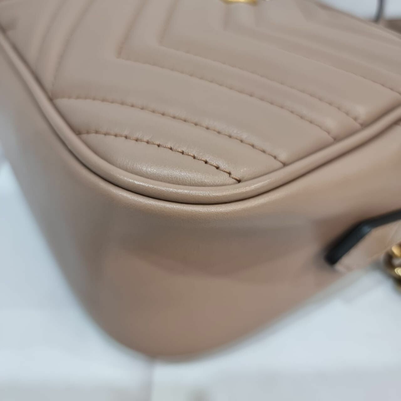 Gucci Marmont Camera Bag Nude Sling Bag