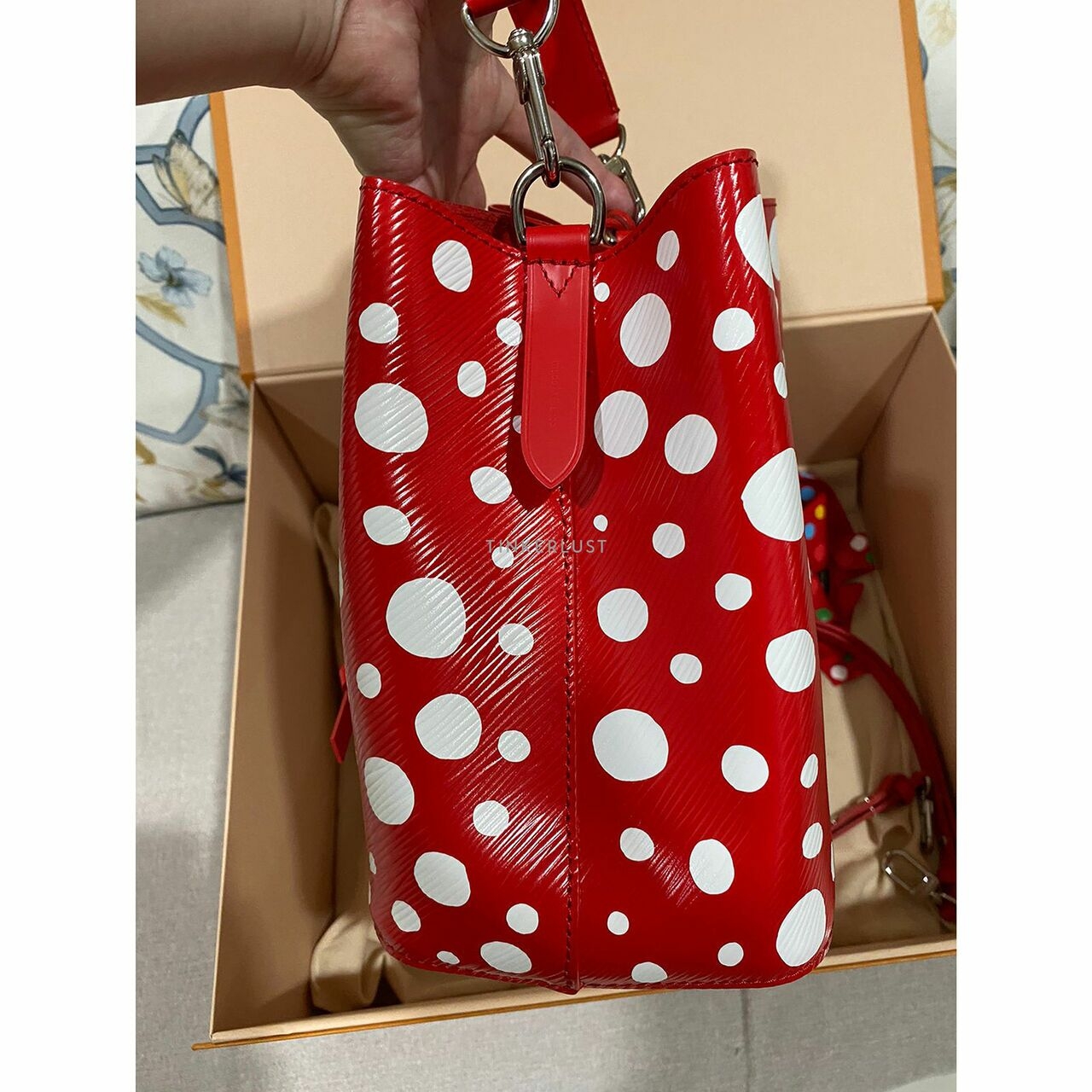 Louis Vuitton x Yayoi Kusama Neonoe BB Epi Polkadot Satchel