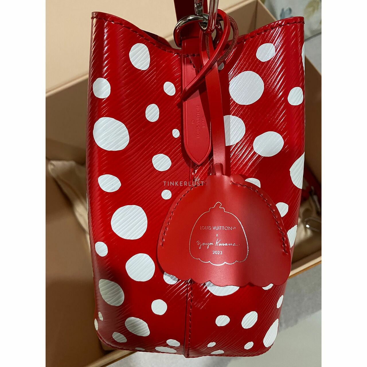 Louis Vuitton x Yayoi Kusama Neonoe BB Epi Polkadot Satchel