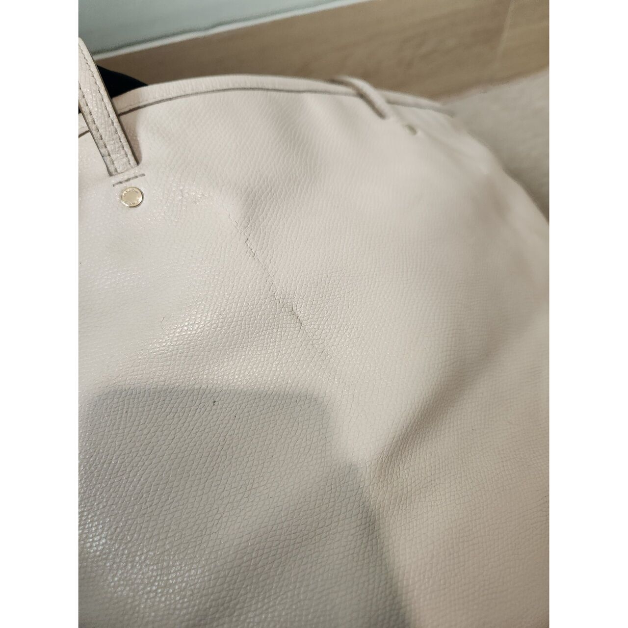 Coach Broken White Tote Bag