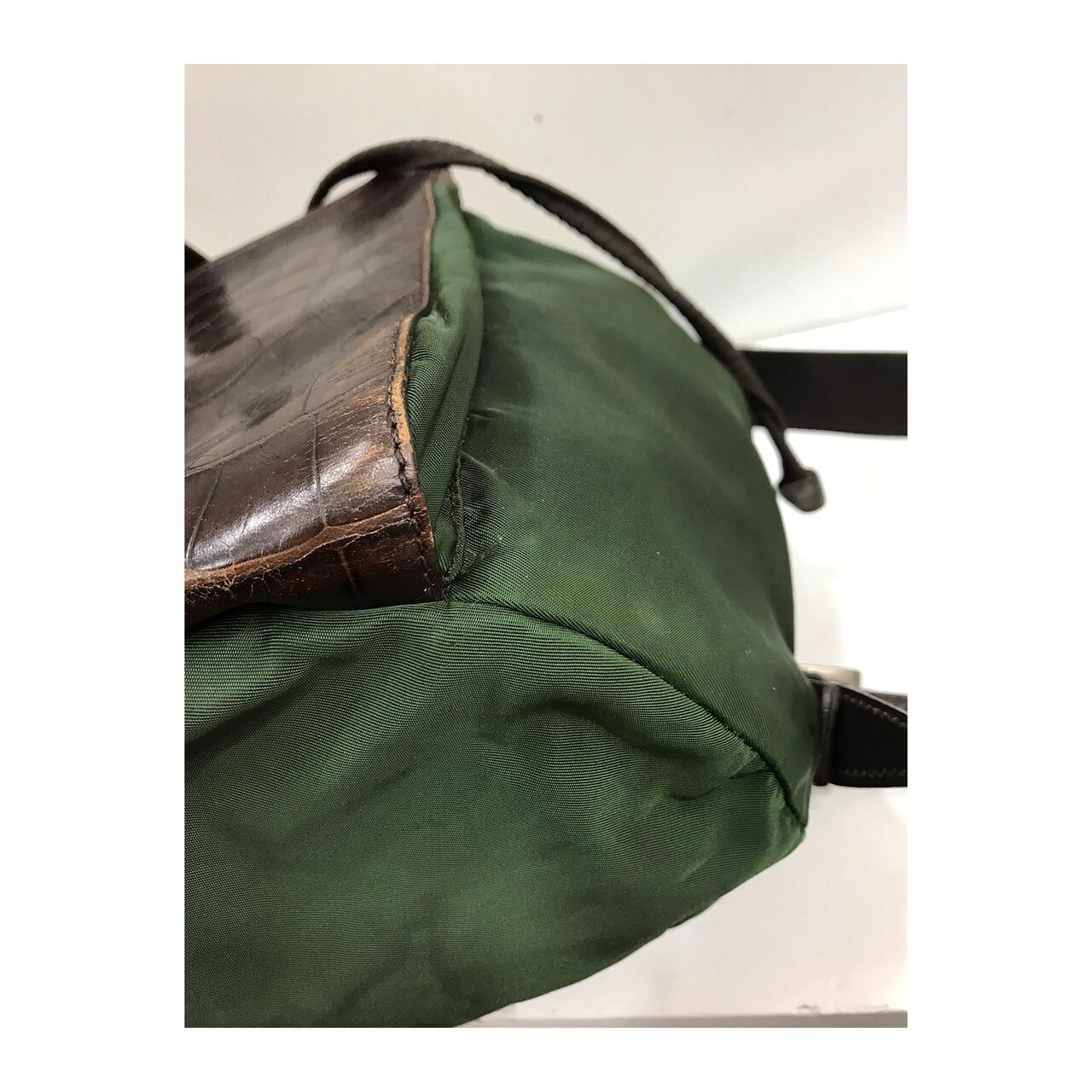 Prada Backpack Tessutto Cocco Ebano 