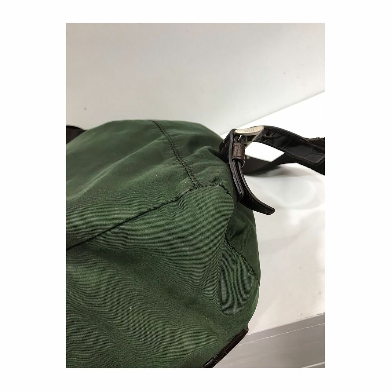 Prada Backpack Tessutto Cocco Ebano 