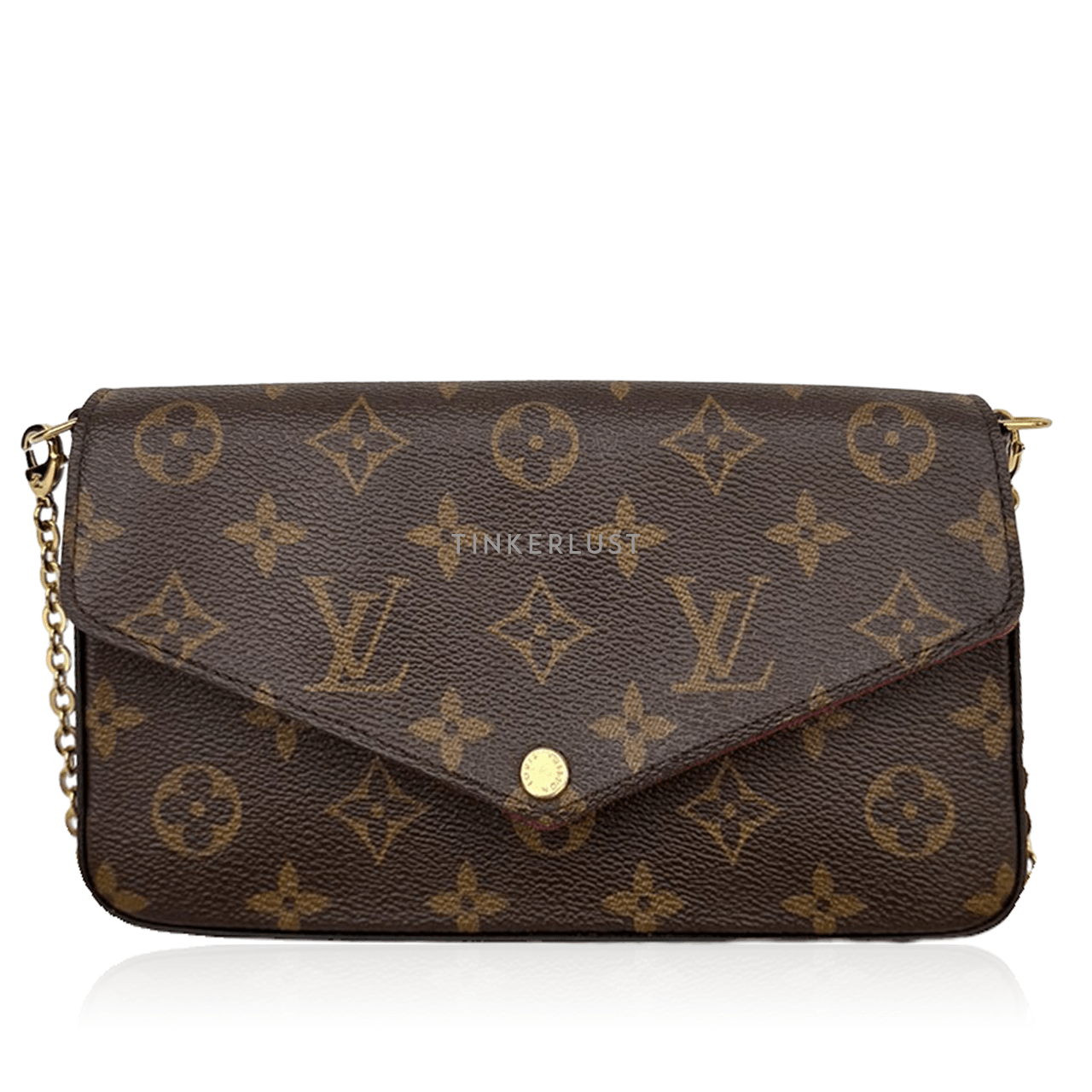 Louis Vuitton Félicie Pochette Brown Monogram Sling Bag