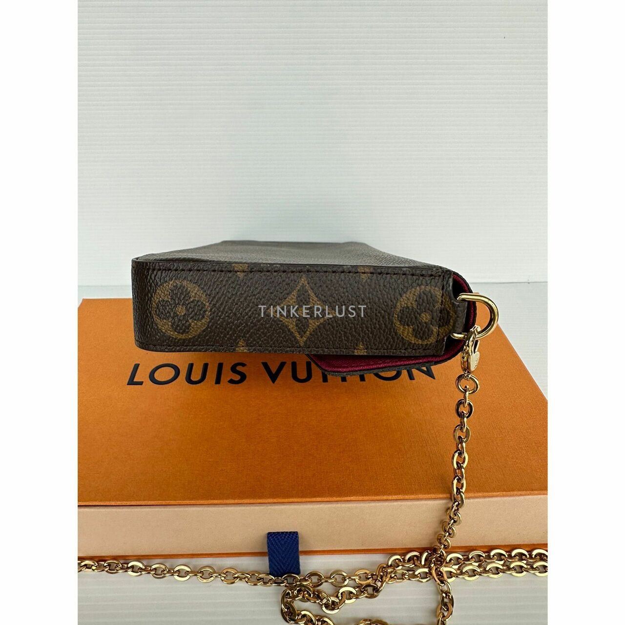 Louis Vuitton Félicie Pochette Brown Monogram Sling Bag