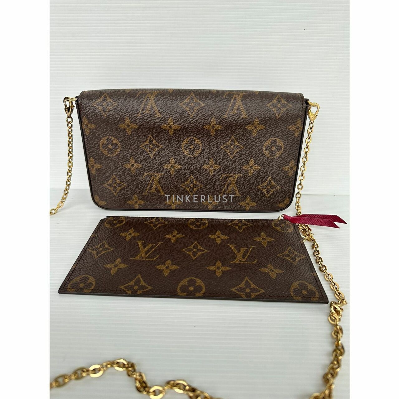 Louis Vuitton Félicie Pochette Brown Monogram Sling Bag