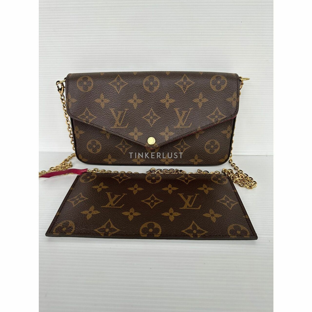 Louis Vuitton Félicie Pochette Brown Monogram Sling Bag