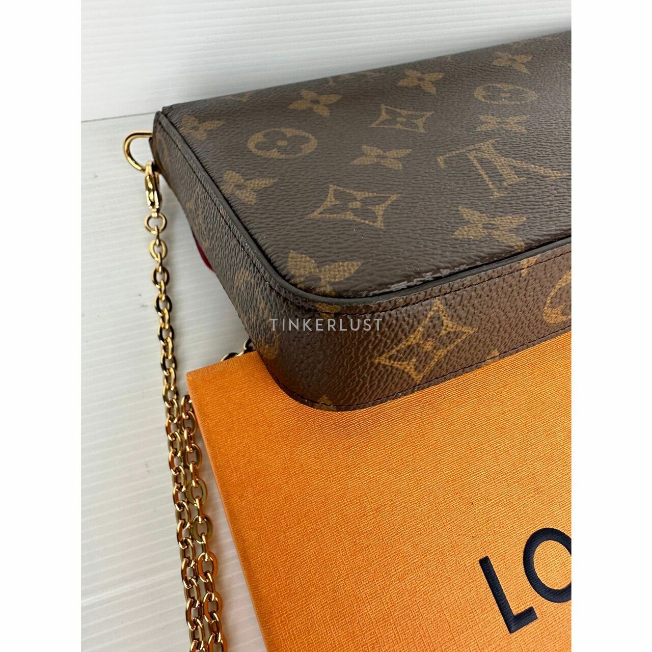 Louis Vuitton Félicie Pochette Brown Monogram Sling Bag