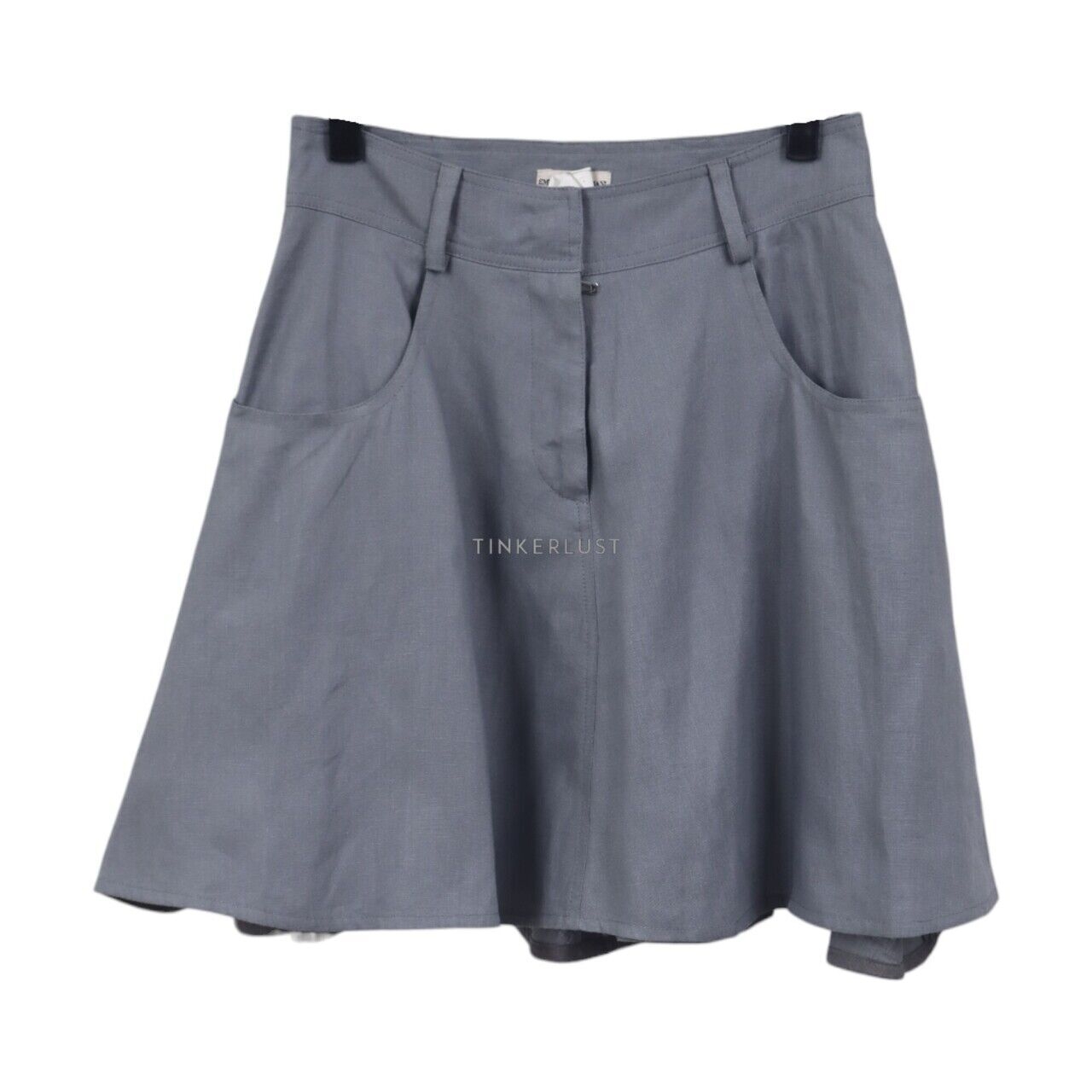 Emporio Armani A Line Grey Mini Skirt