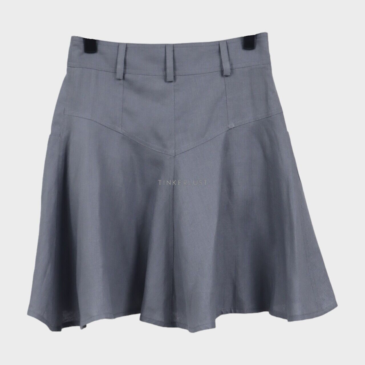 Emporio Armani A Line Grey Mini Skirt