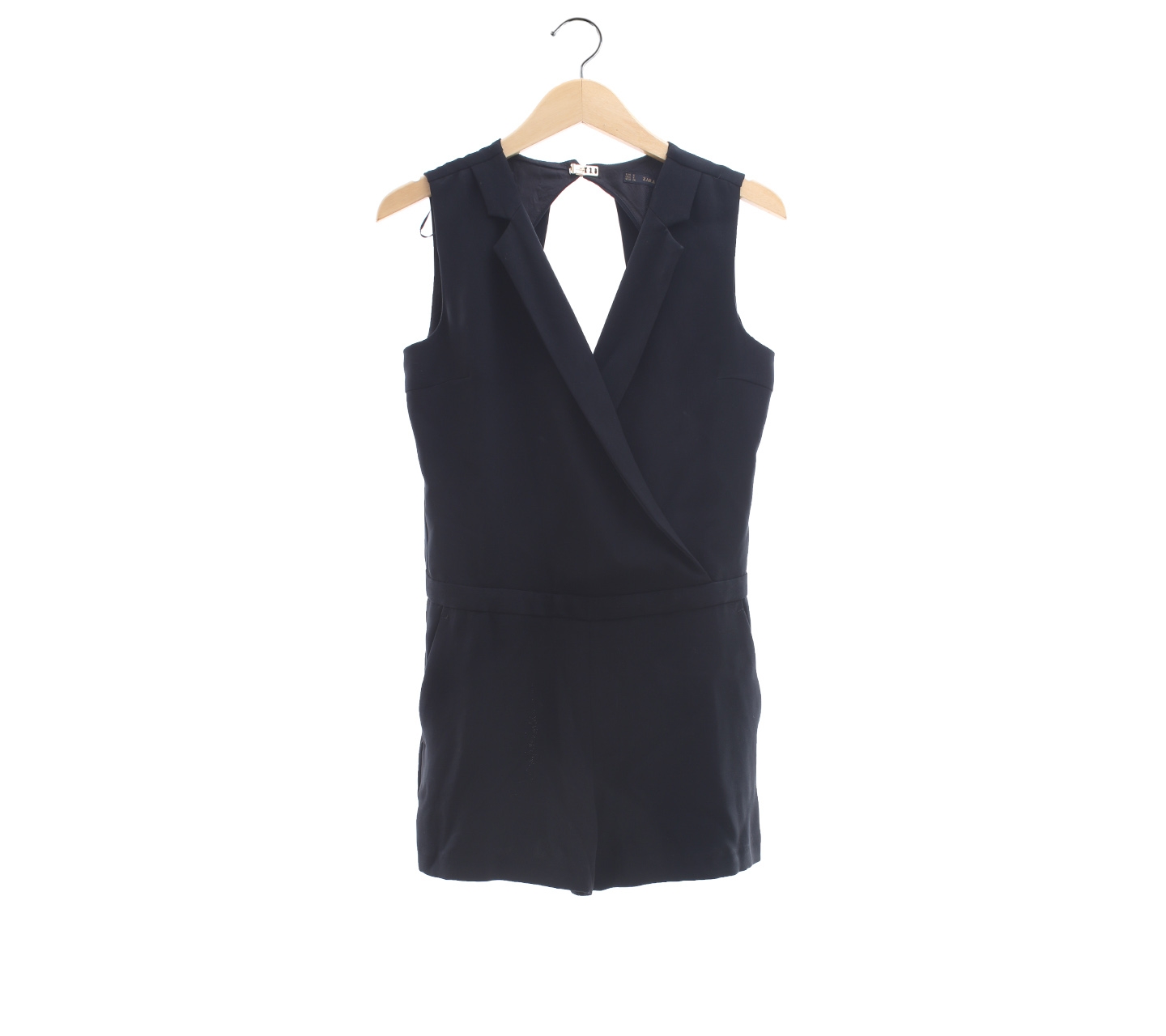 Zara Black Open Back Jumpsuit