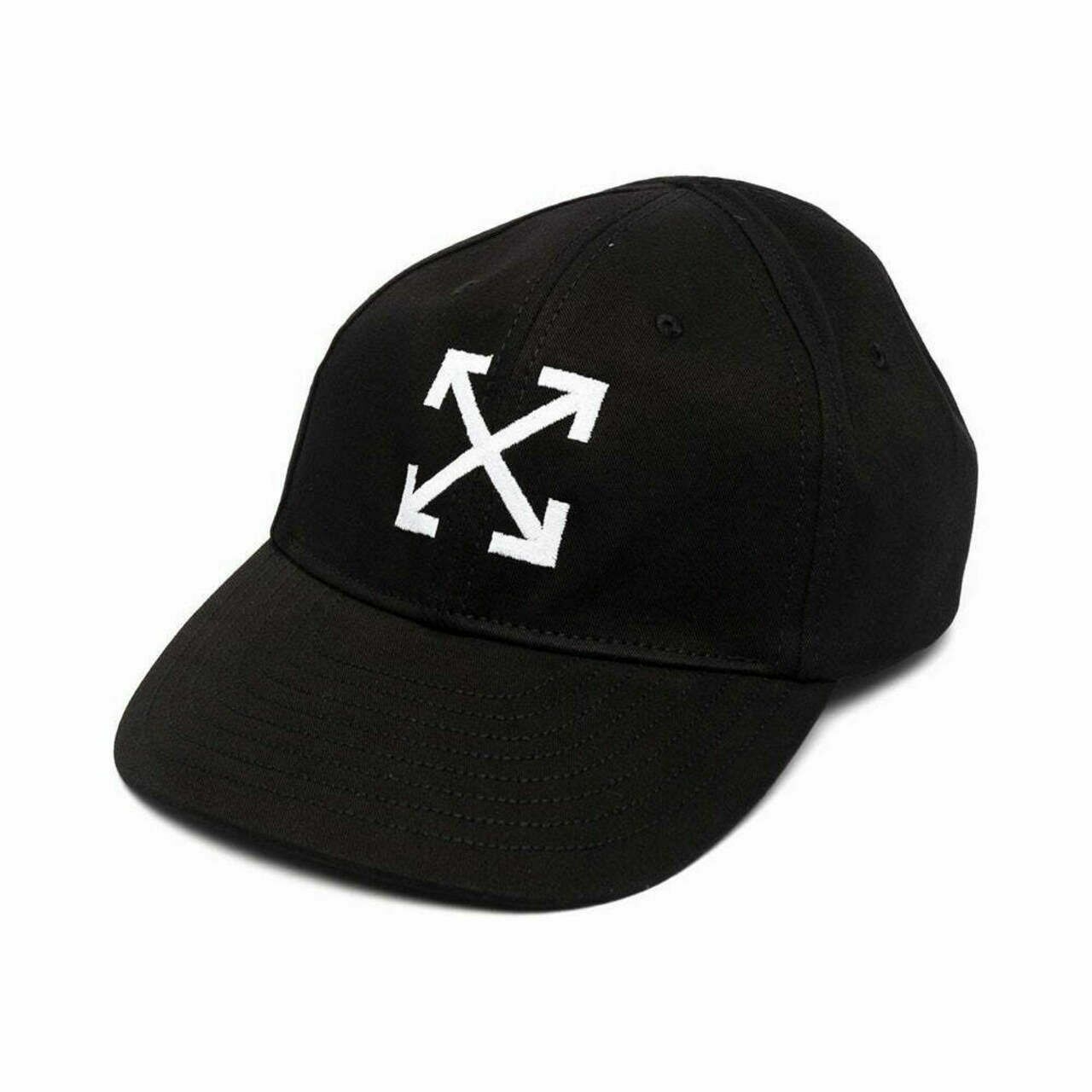 Off-White Arrow Embroidered Logo Cap Black