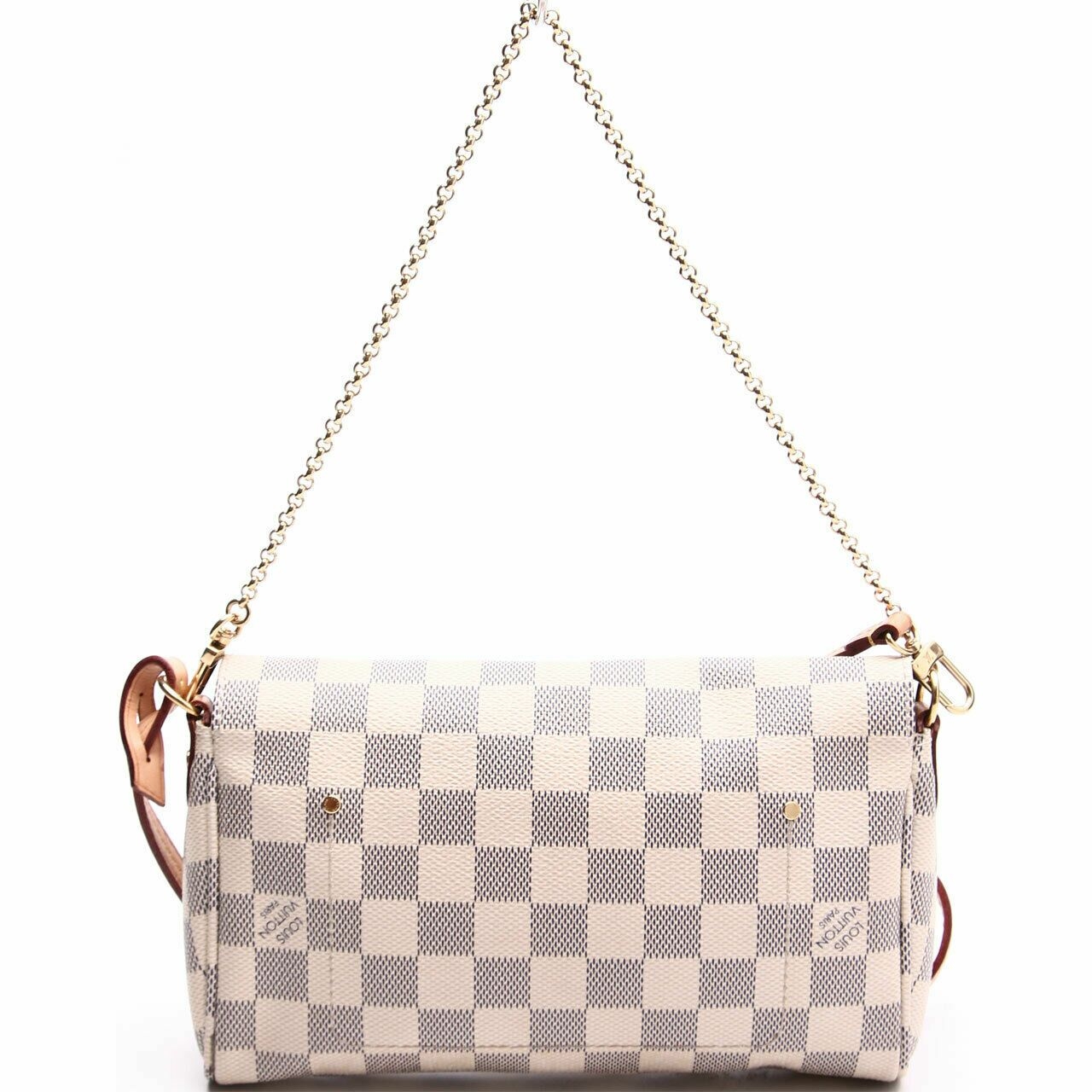 Louis Vuitton Flap Damier Off White Satchel Clutch