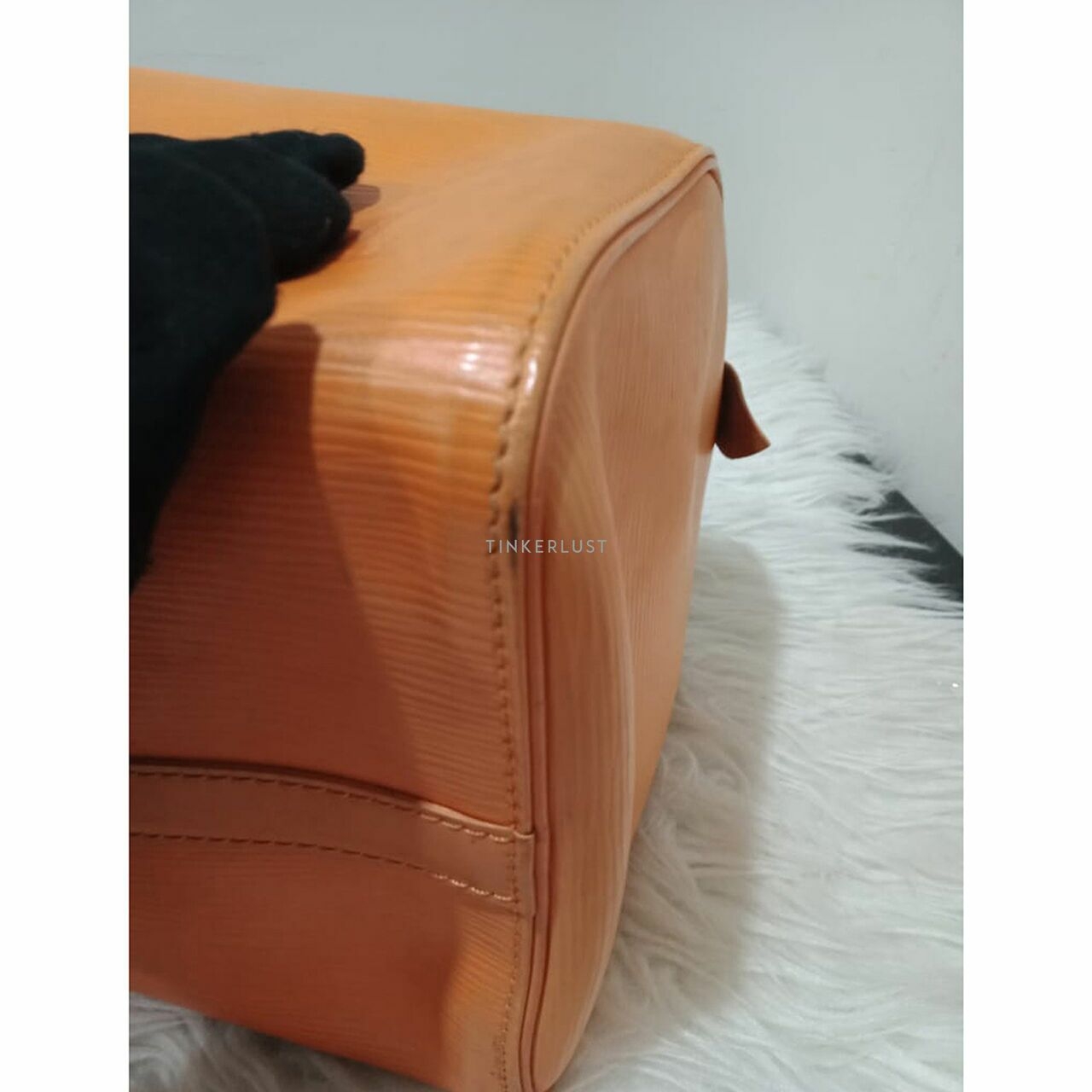 Louis Vuitton Speedy 30 Epi Leather Orange 2013