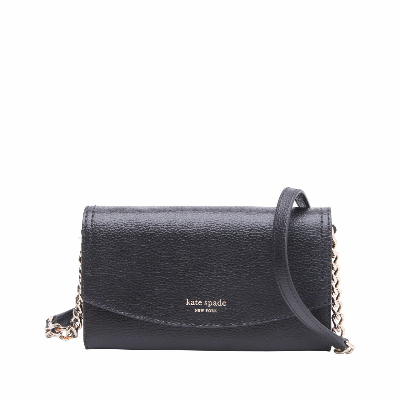 Kate Spade Black Eva Leather Wallet Sling Bag