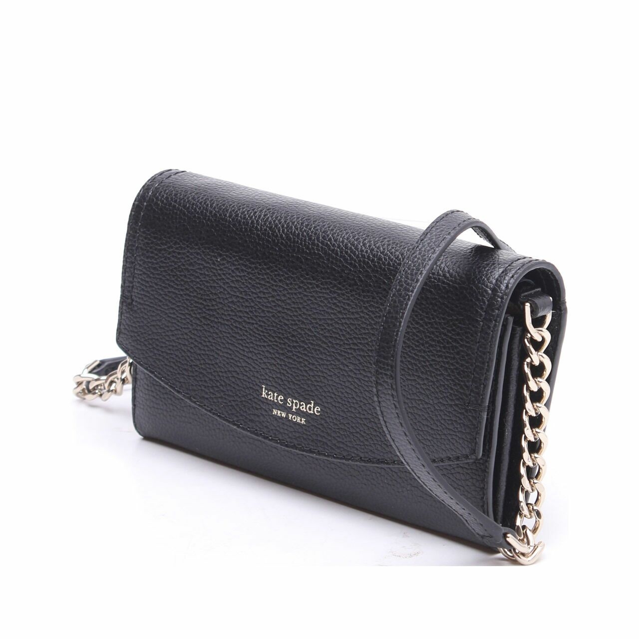 Kate Spade Black Eva Leather Wallet Sling Bag