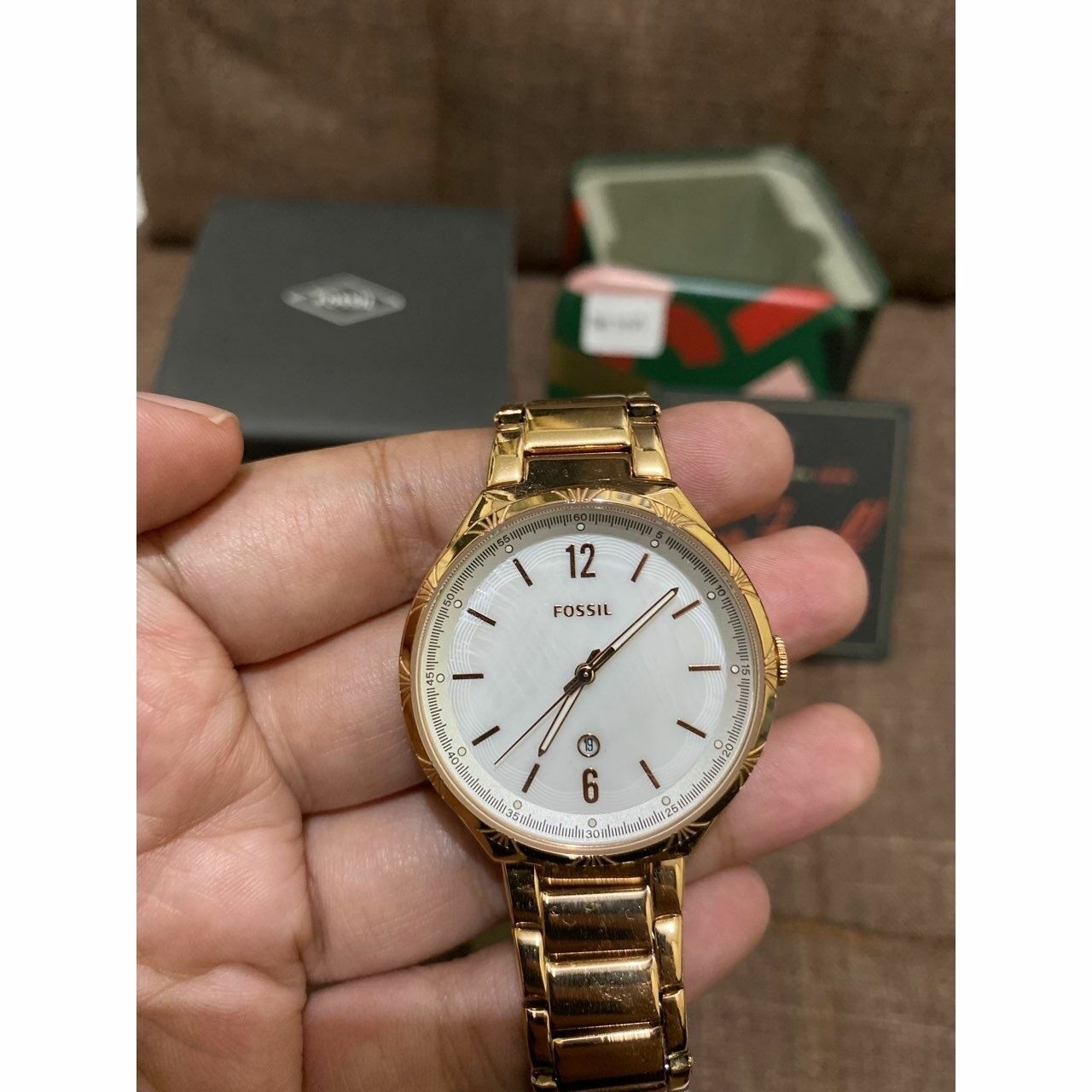 Fossil Rose Gold Watch