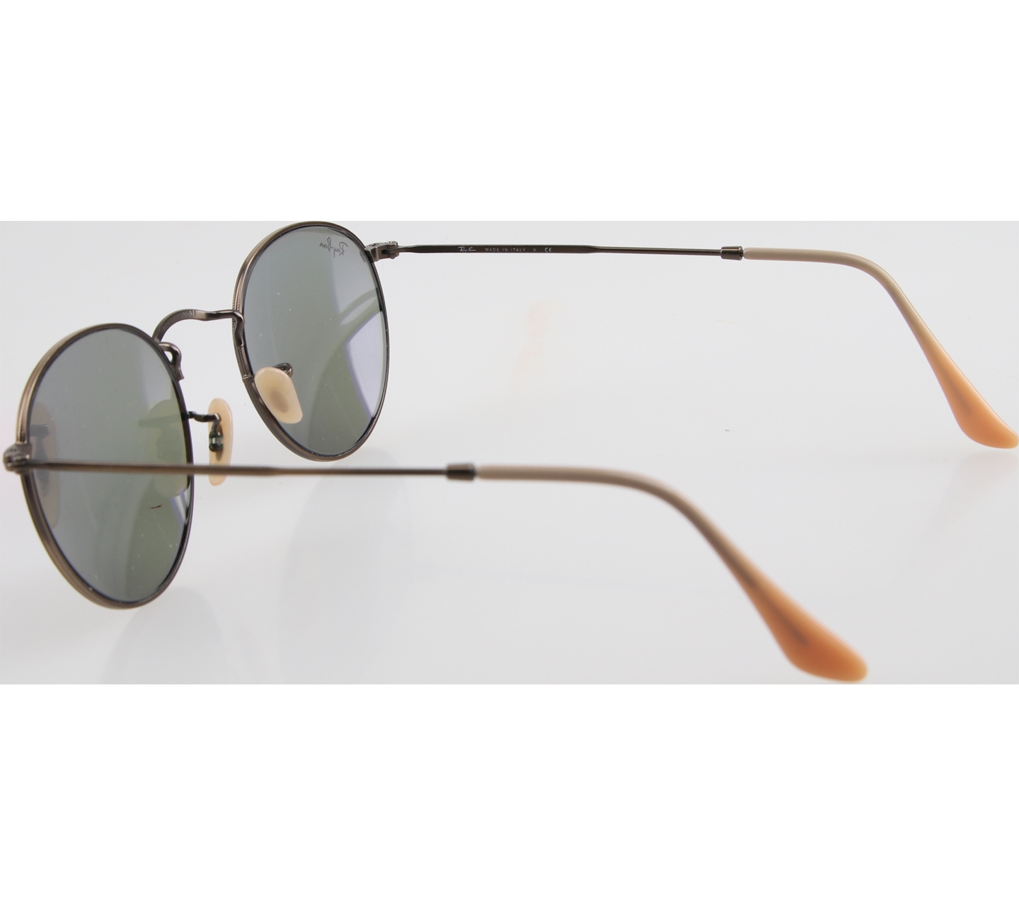 Ray-Ban Gold Round Metal Sunglasses