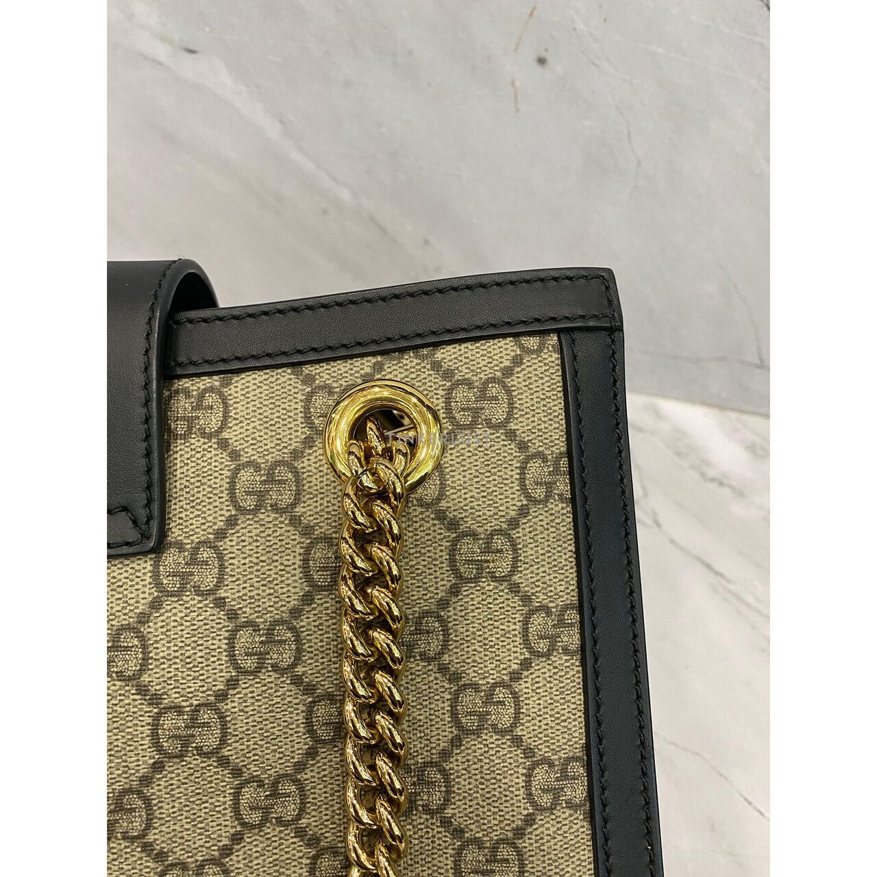 Gucci Padlock Tote Small Black GHW Shoulder Bag