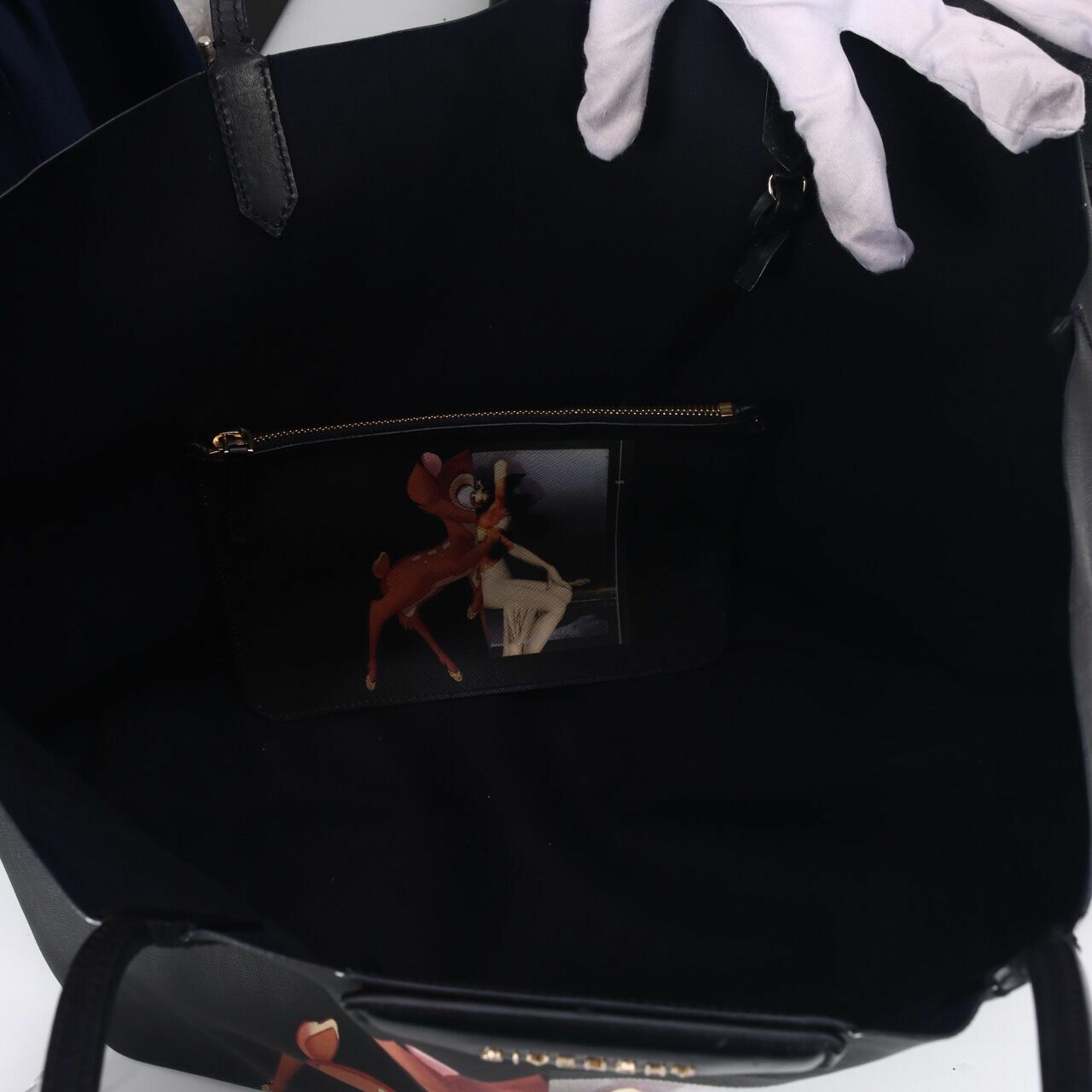 Givenchy Black Bambi Podium Large Antigona Tote Bag